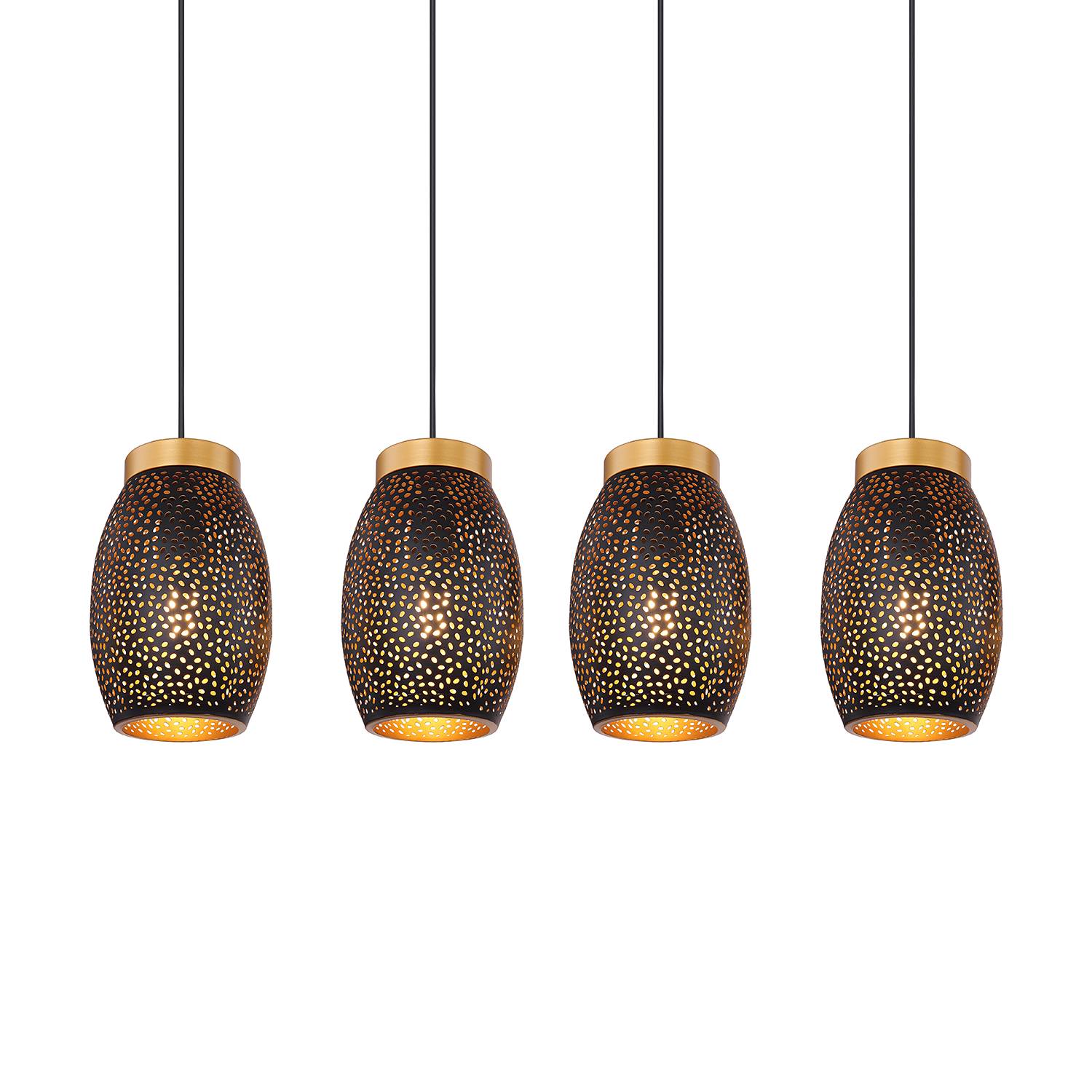 Pendant lamp Narri Iron 4-light