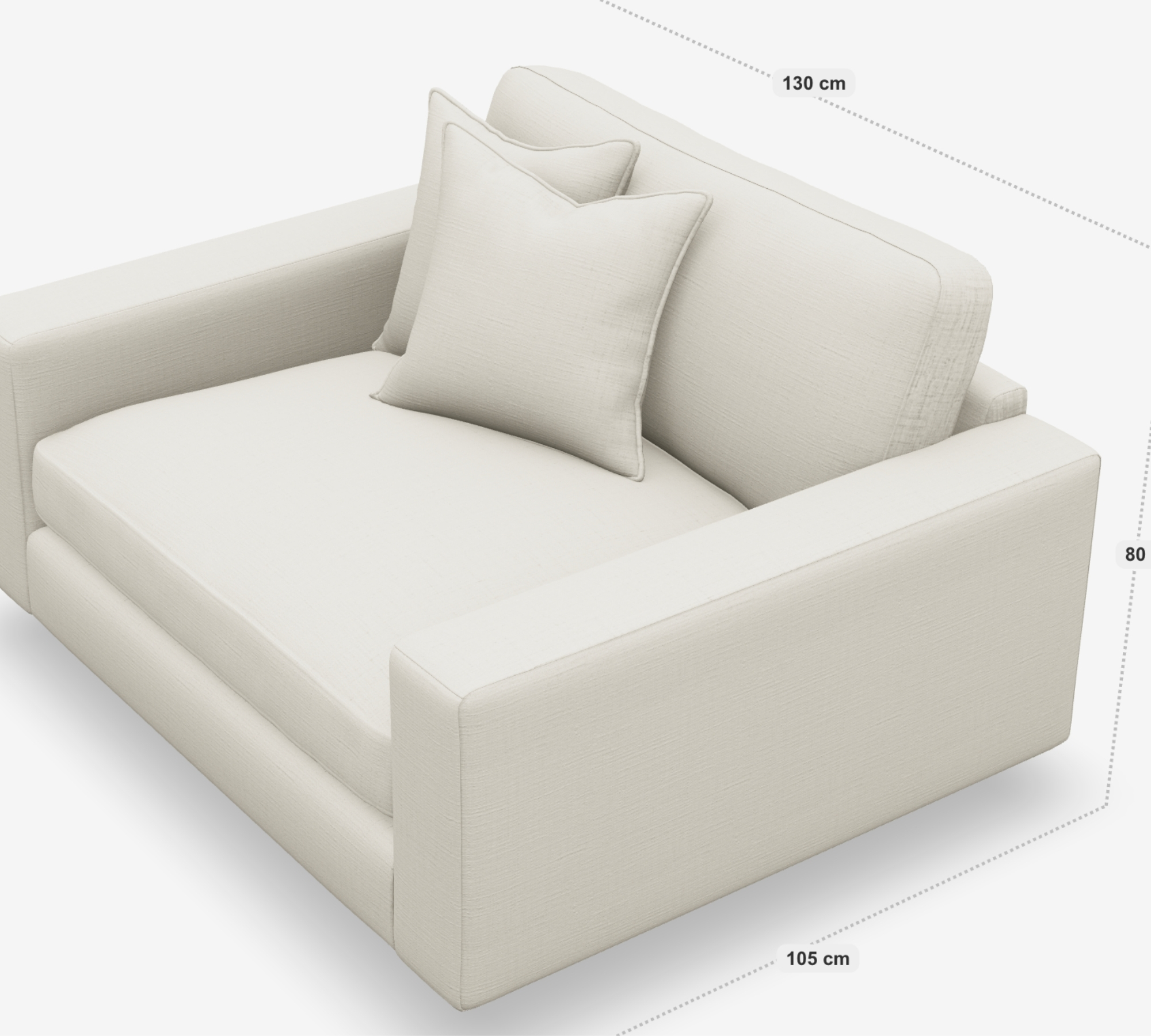 Valen Loveseat Sand 402