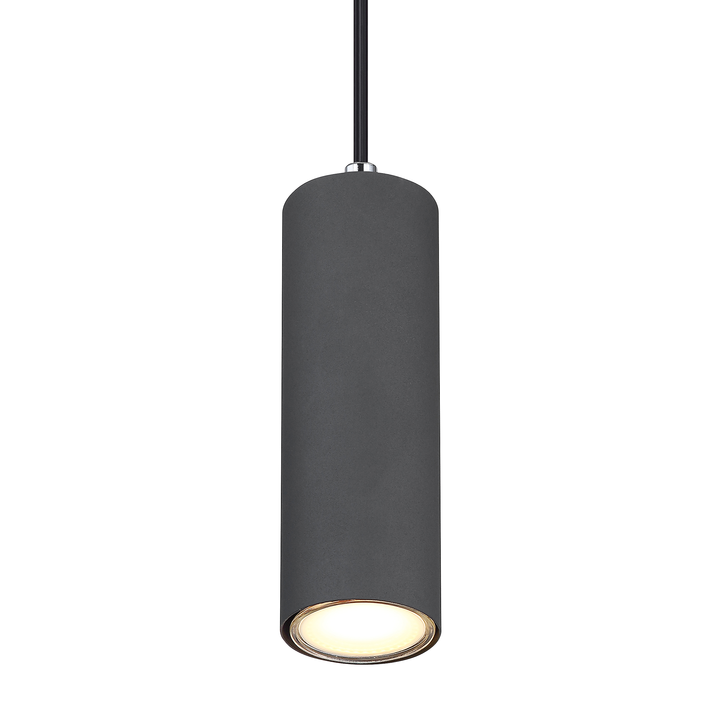 1-Light Robby Type B Pendant Light Iron Brown Grey