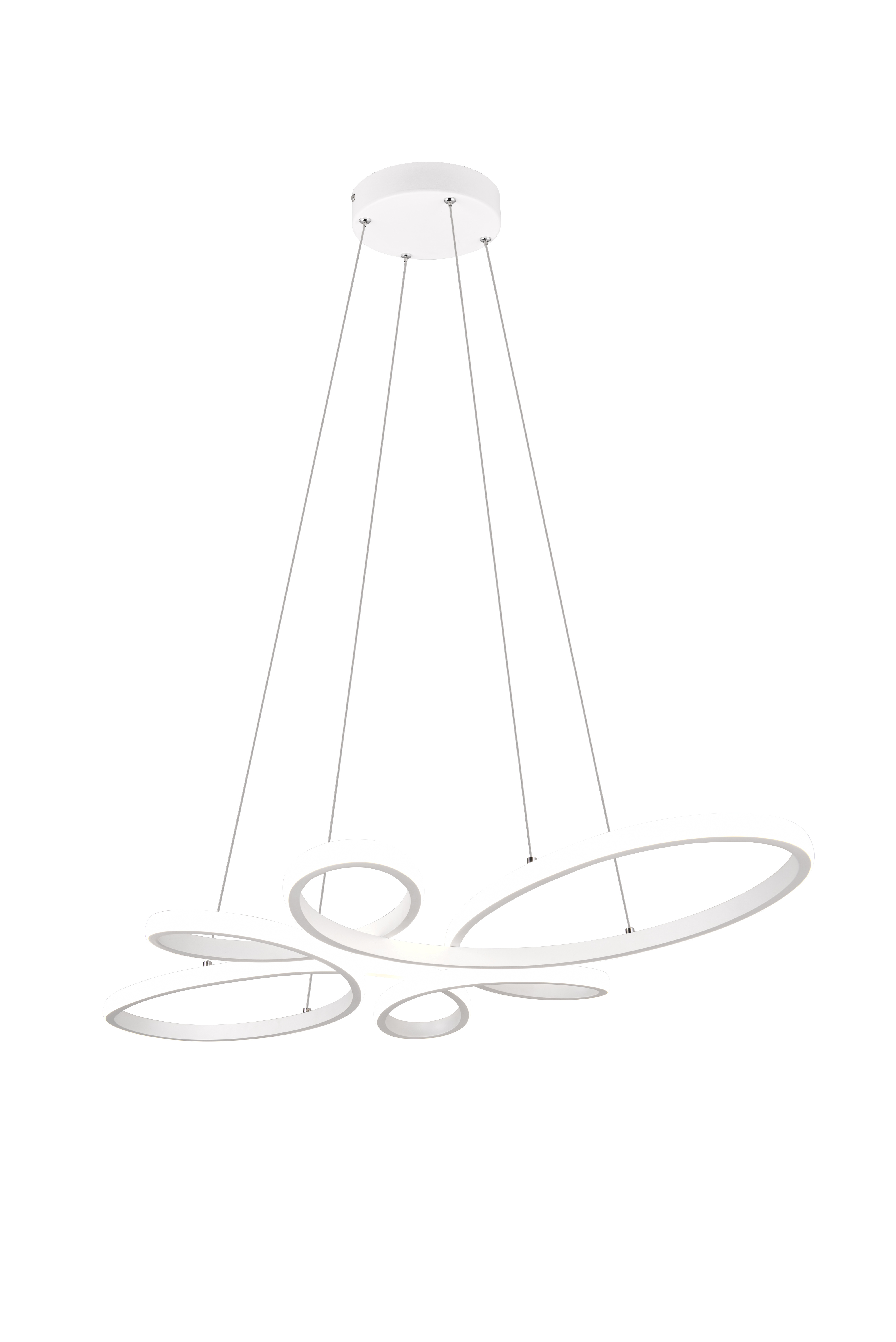 Fly Pendant Lamp Iron White