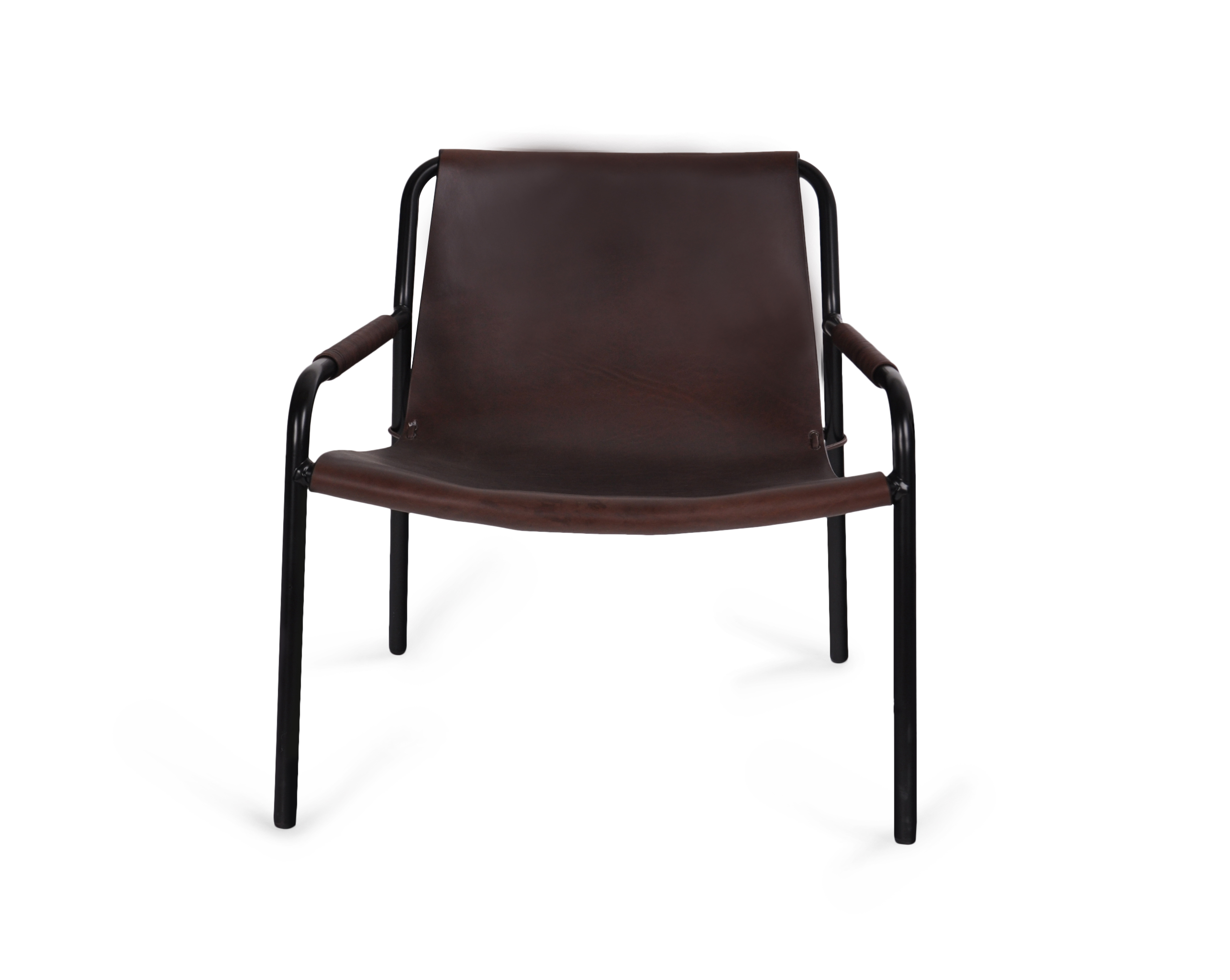 September Sessel Leder Mocca