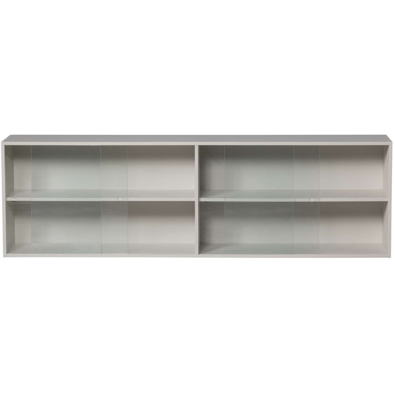 Klink Display Cabinet FSC Pine wood tempered glass sliding doors