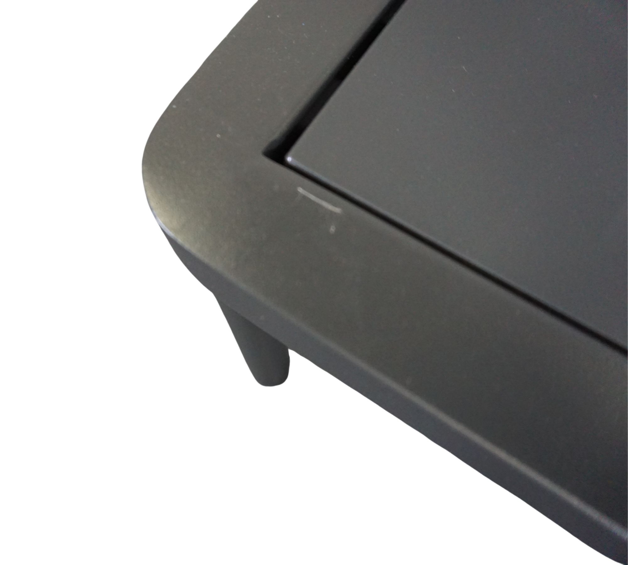 Hadley Outdoor Couchtisch Stahl Anthrazit 60 x 70 cm