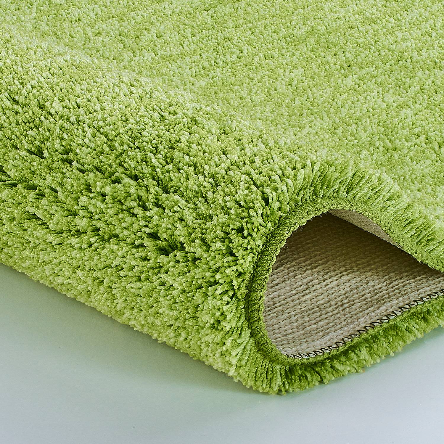 Badteppich Seattle Polyester Apfelgrün 70 x 120 cm