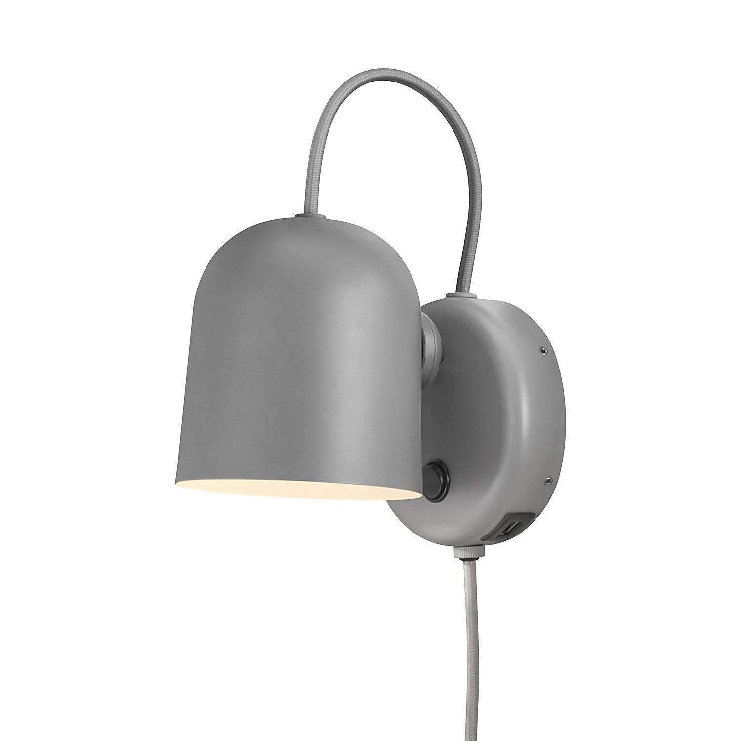 Angle Wandleuchte Stahl 1-flammig