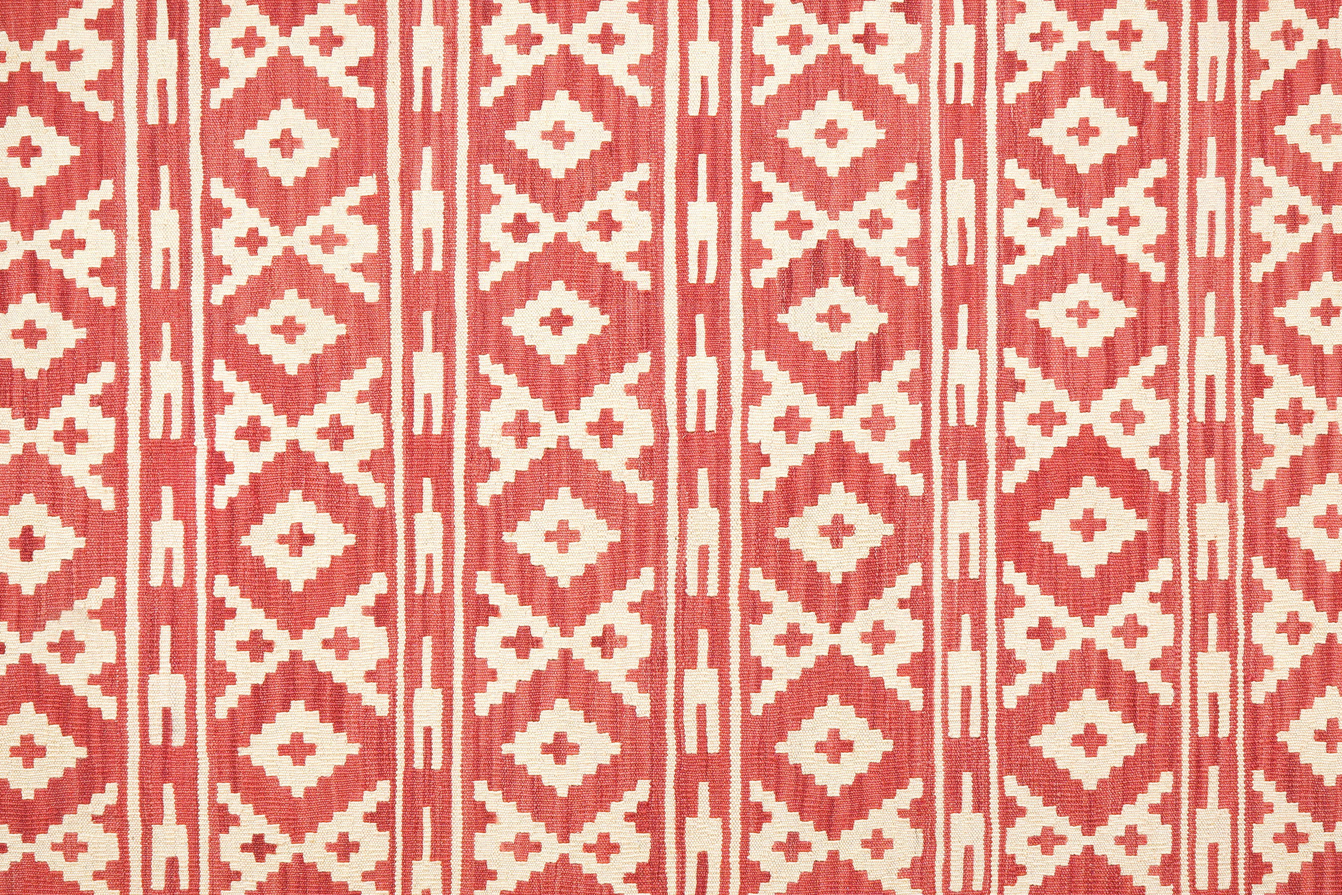 Kelim Gashgai Teppich Wolle Rot