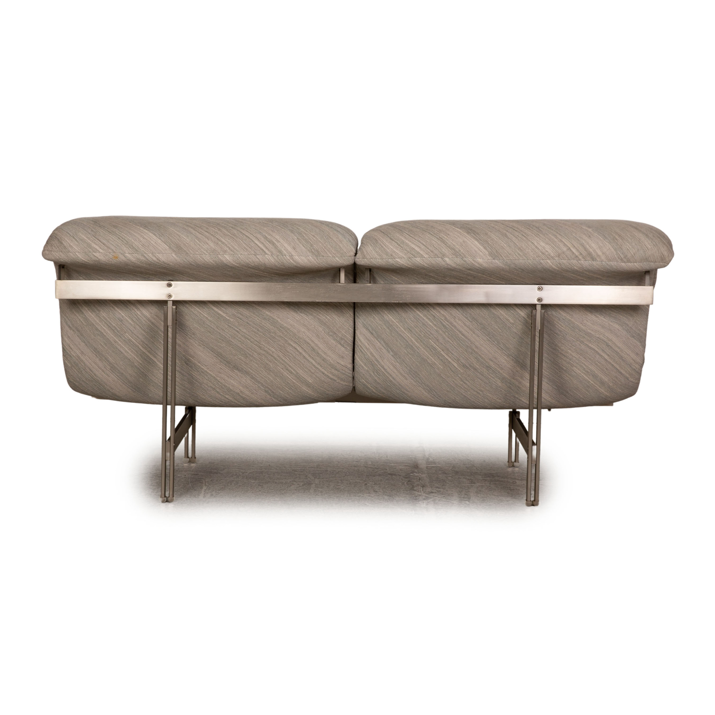 Wave Sofa Garnitur mit Funktion Stoff Grau