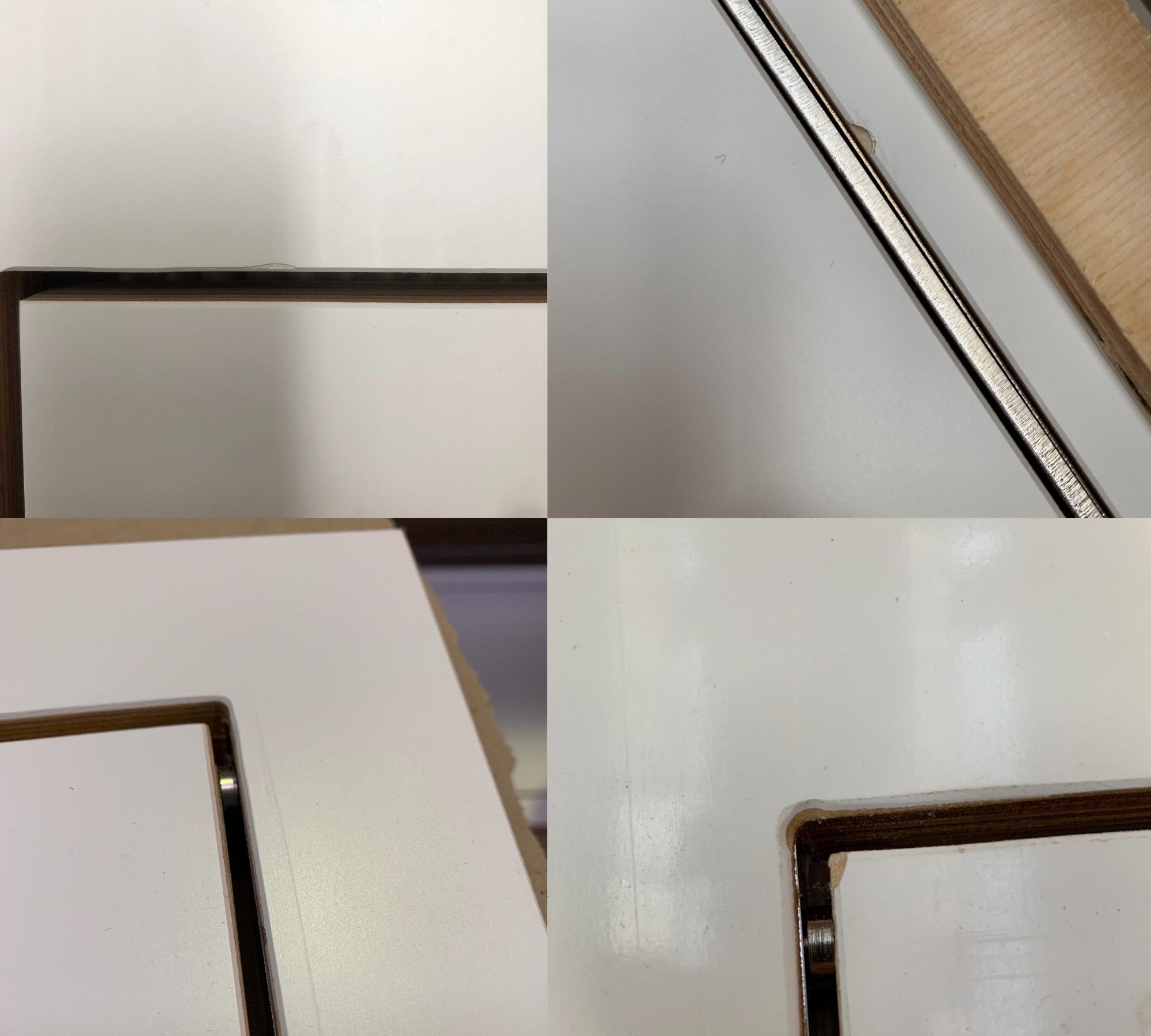 Fläpps Küchentisch Holz Weiß 60 x 60 cm