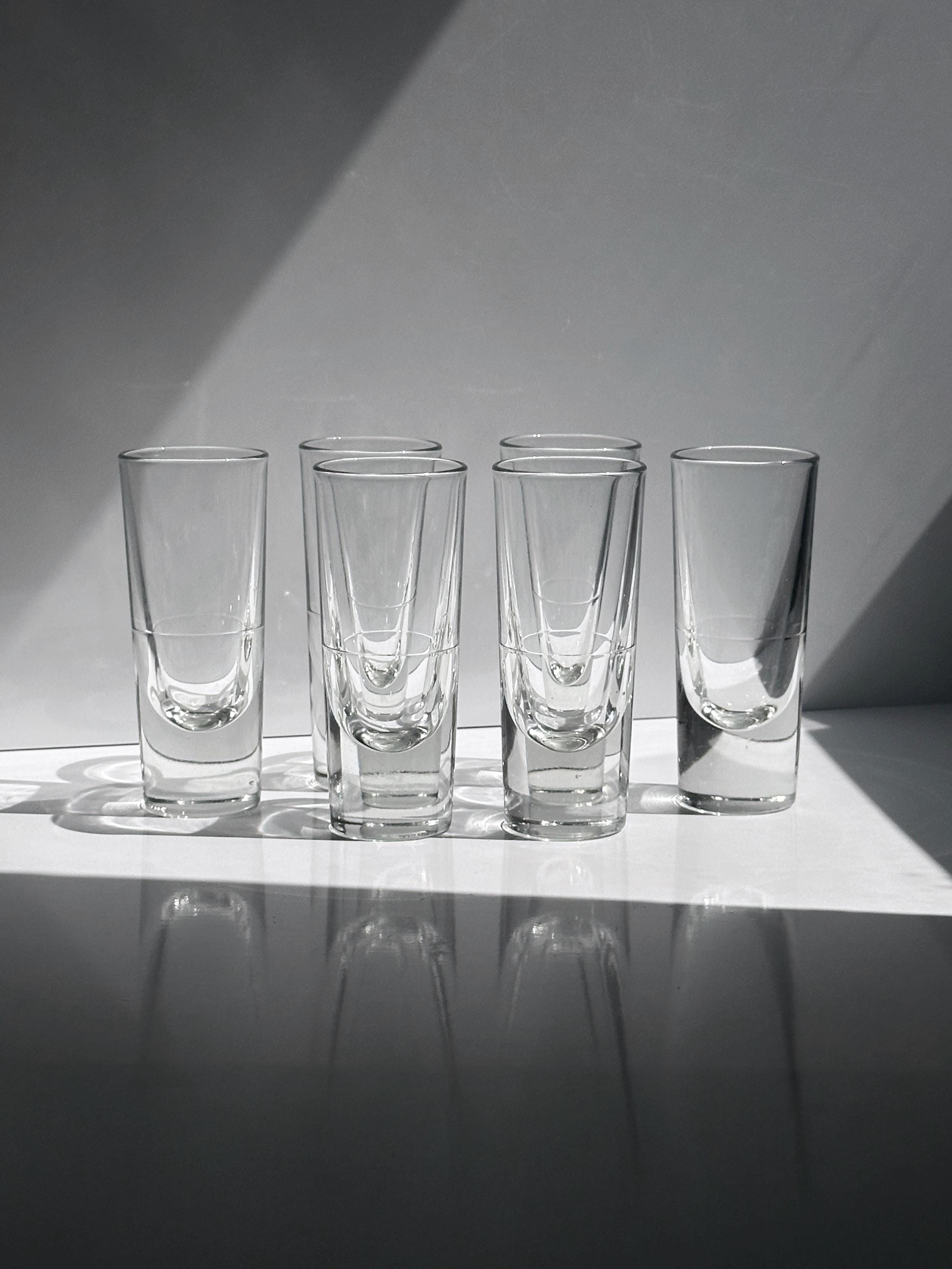 6x Likörglas Kristallglas 1980er Jahre
