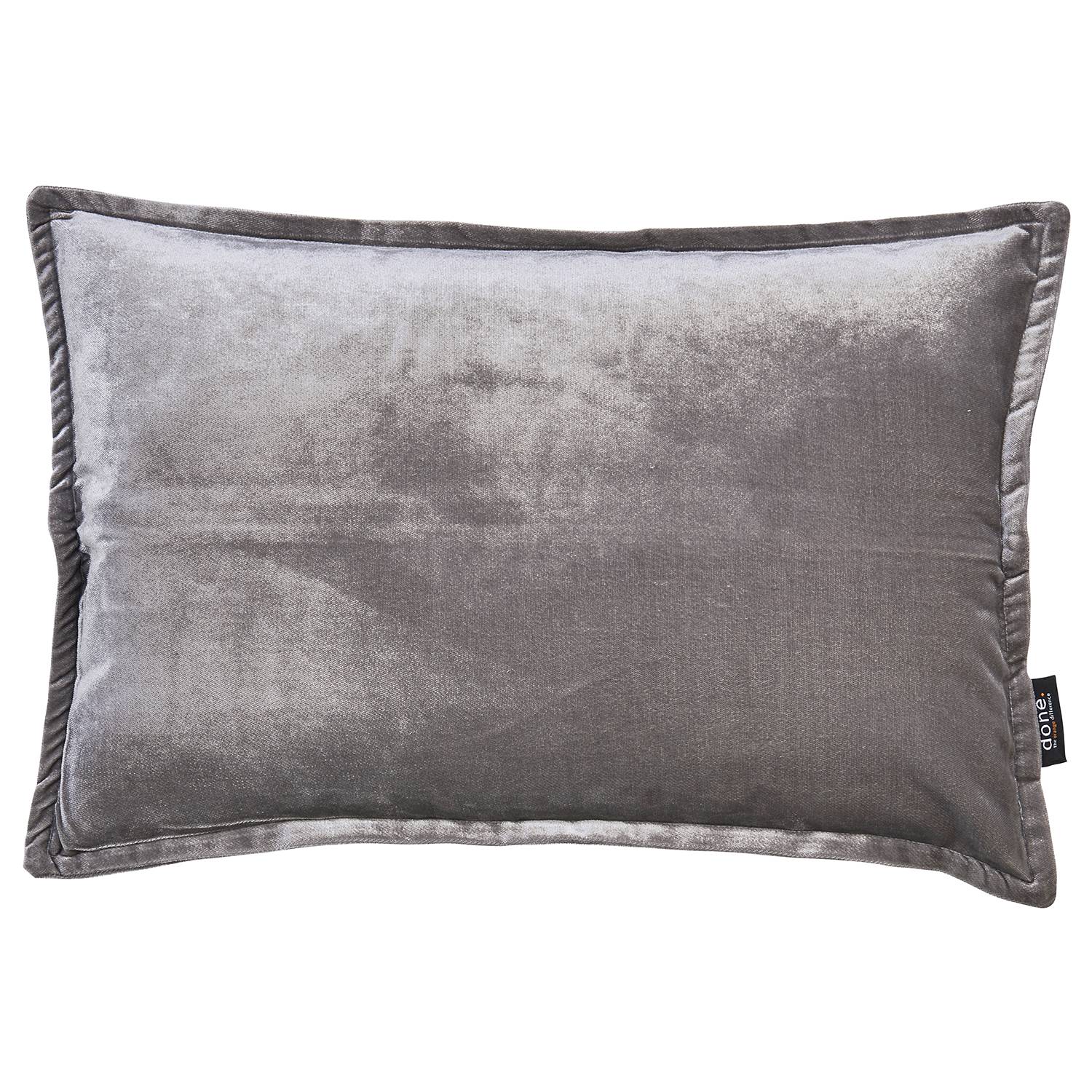 Kissenbezug Glam Mischgewebe Silbergrau 40 x 60 cm