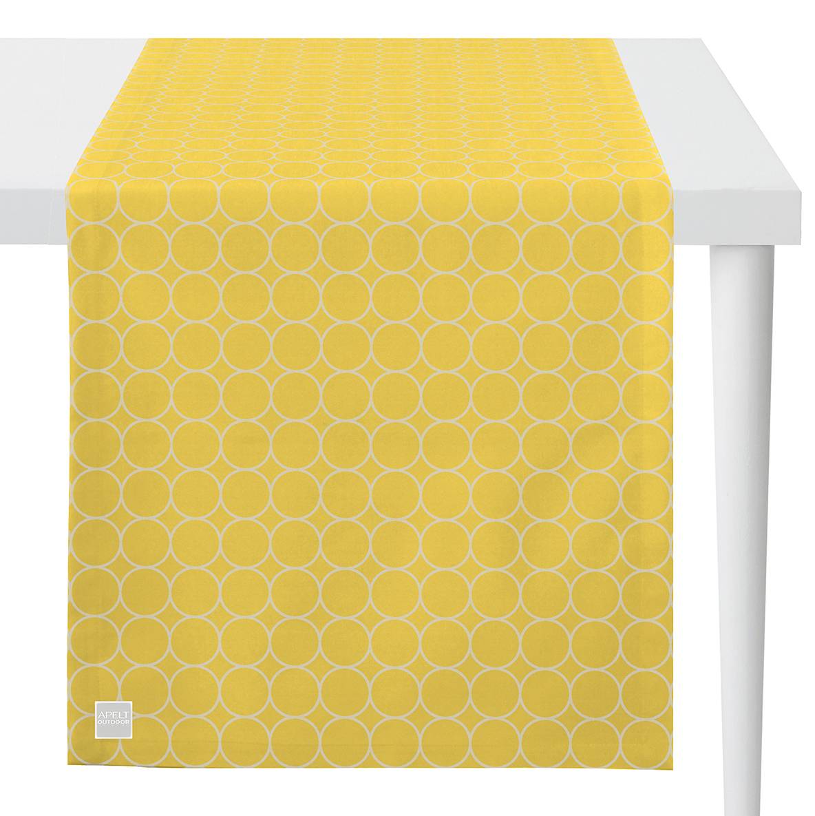 Tischläufer 3973 Kunstfaser Gelb