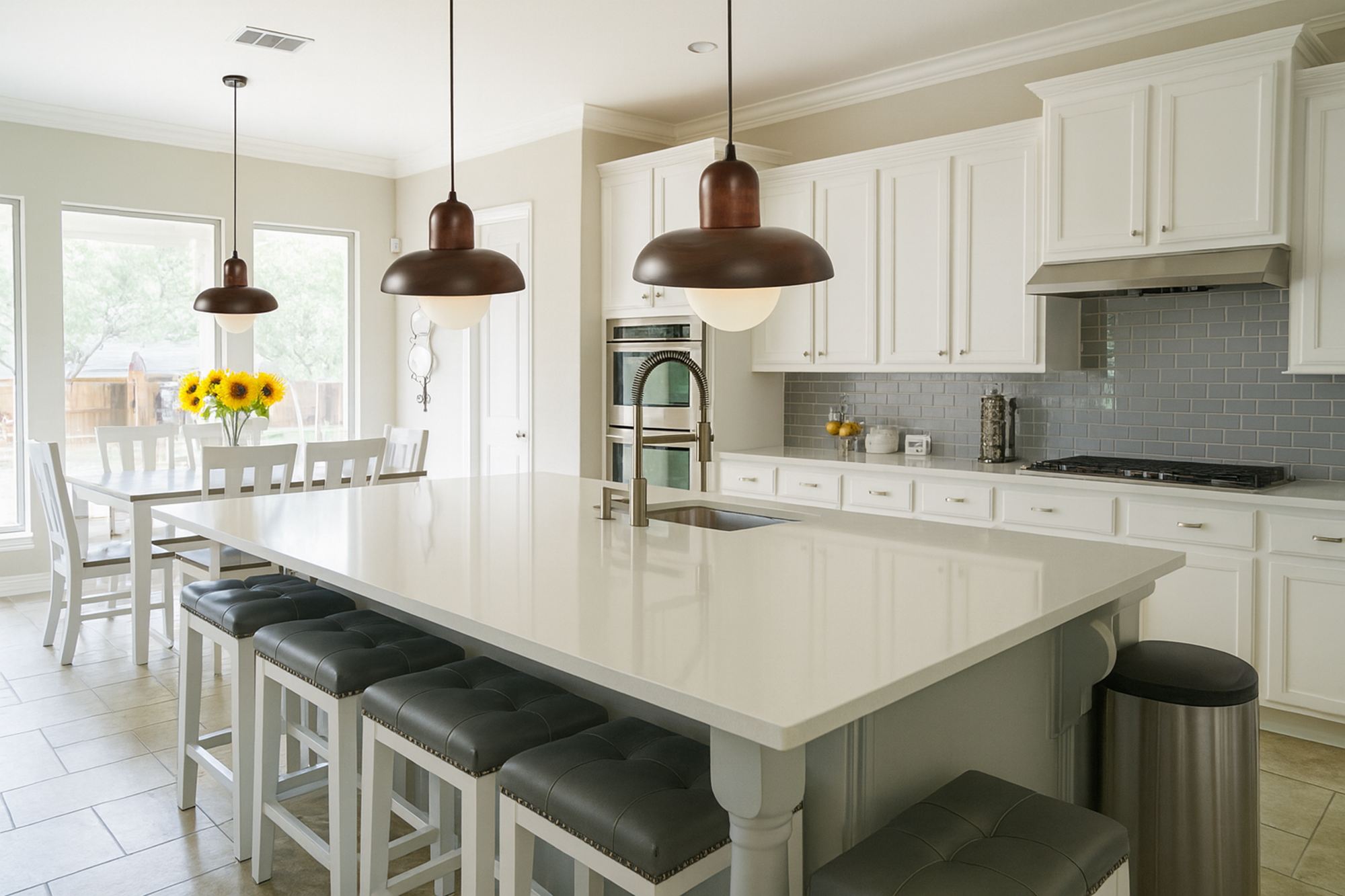 Lampada a sospensione a mano legno di noce marrone