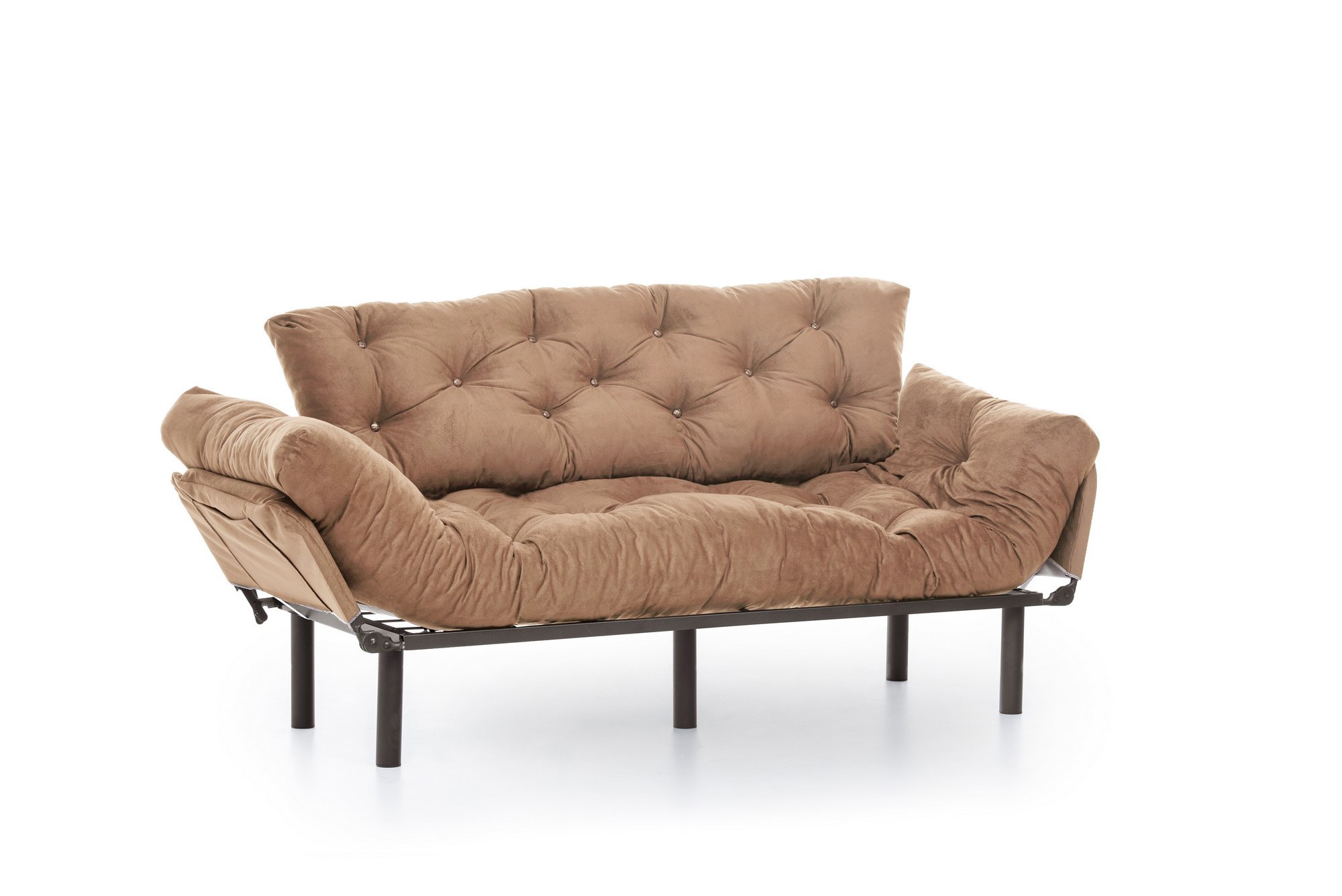 Nitta Triple Sofa Bed 3-seater Light Brown