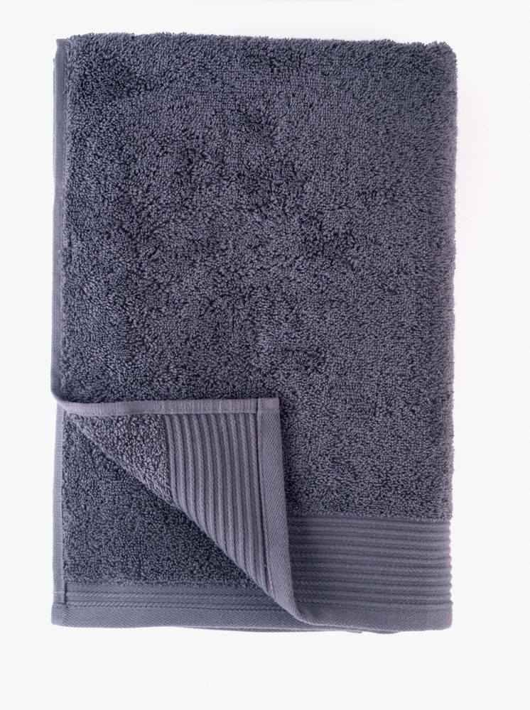 8-tlg. Handtuch-Set aus Baumwolle Grau Öko-Tex Standard 100