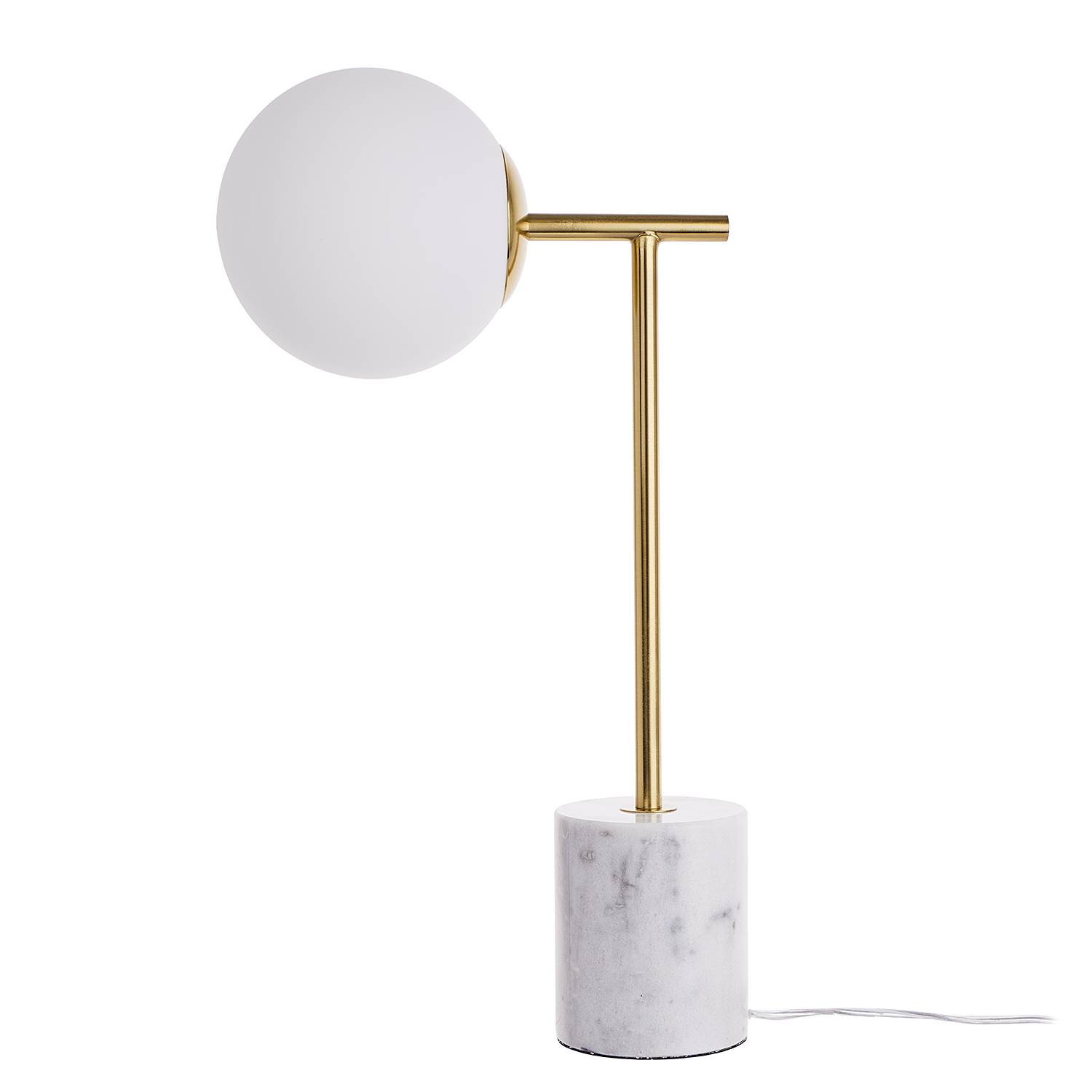 LUNA Table Lamp Metal Marble 1-bulb