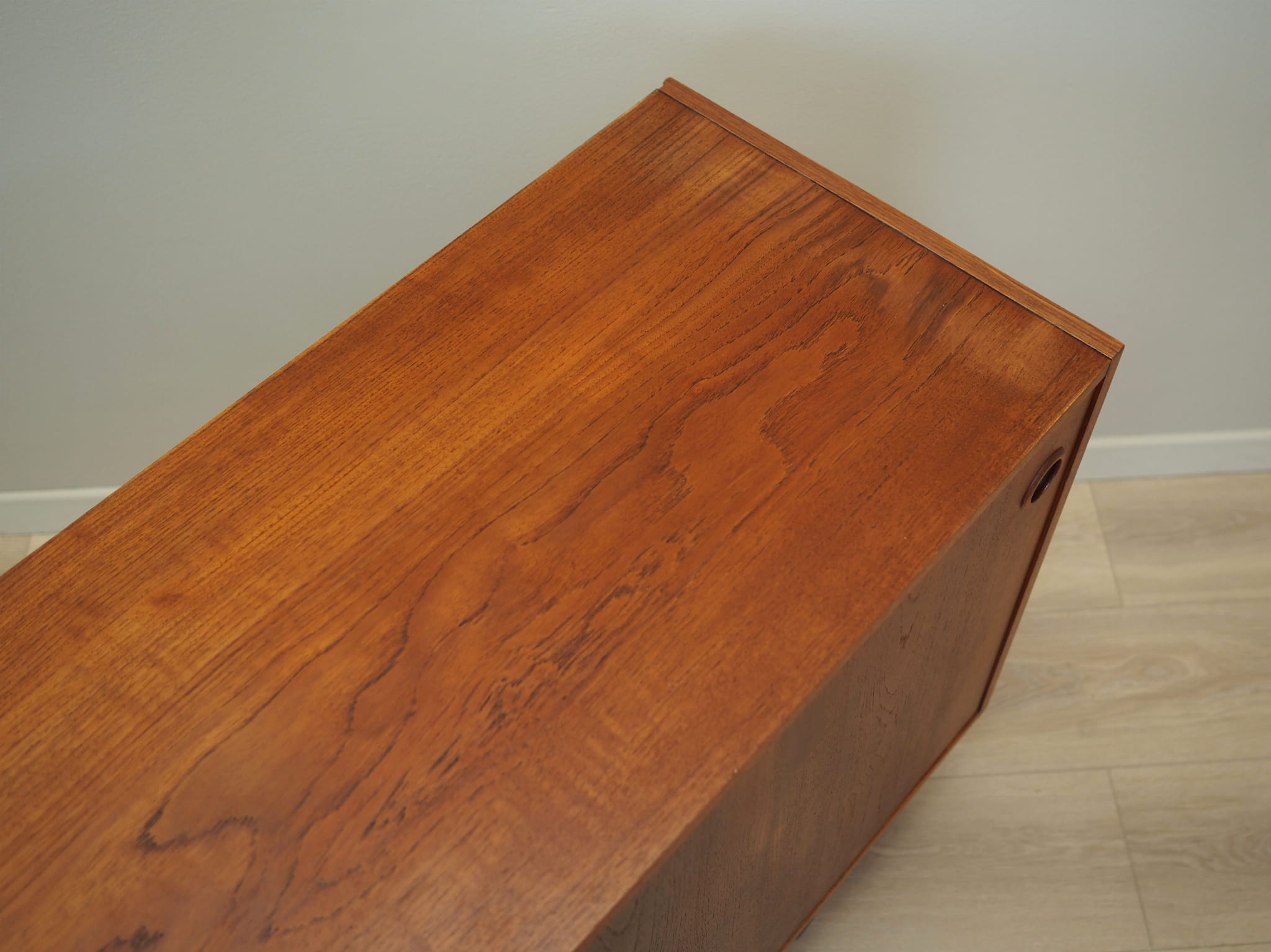 Vintage Sideboard Teakholz Braun 1970er Jahre
