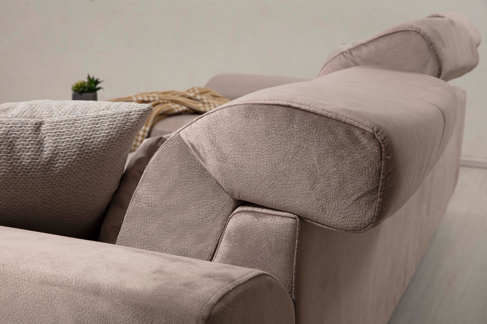 Frido Ecksofa Links Creme