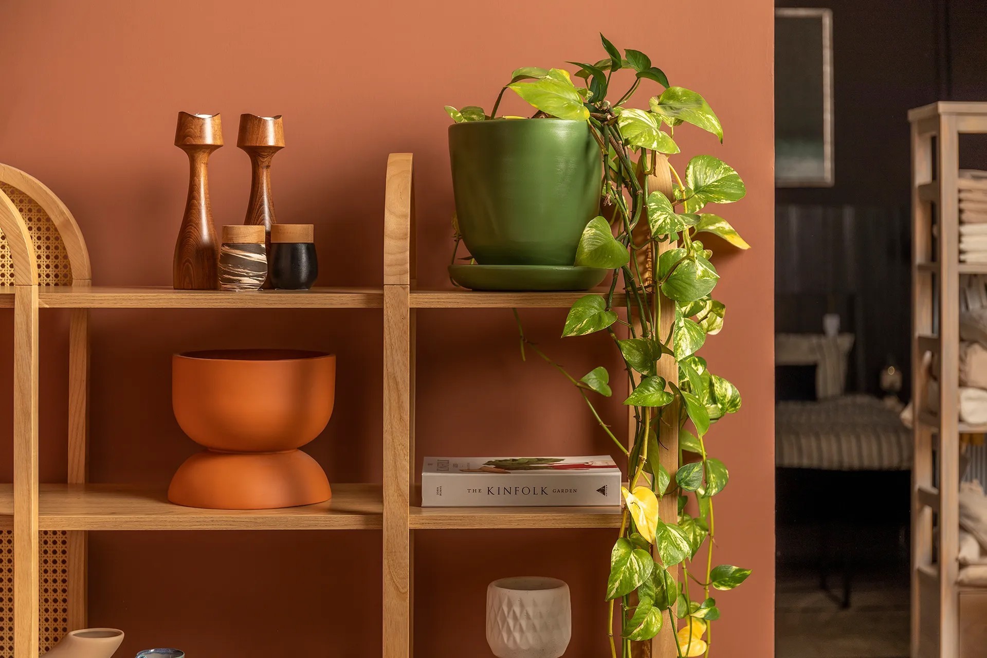 Nala 120 Shelf Brown