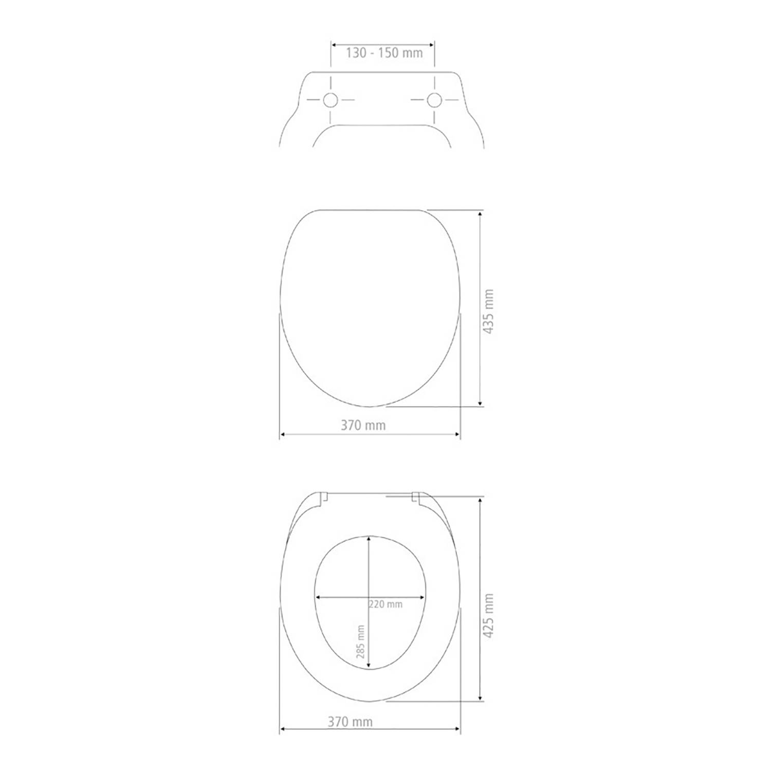 Secura Comfort WC-Sitz Duroplast Weiß