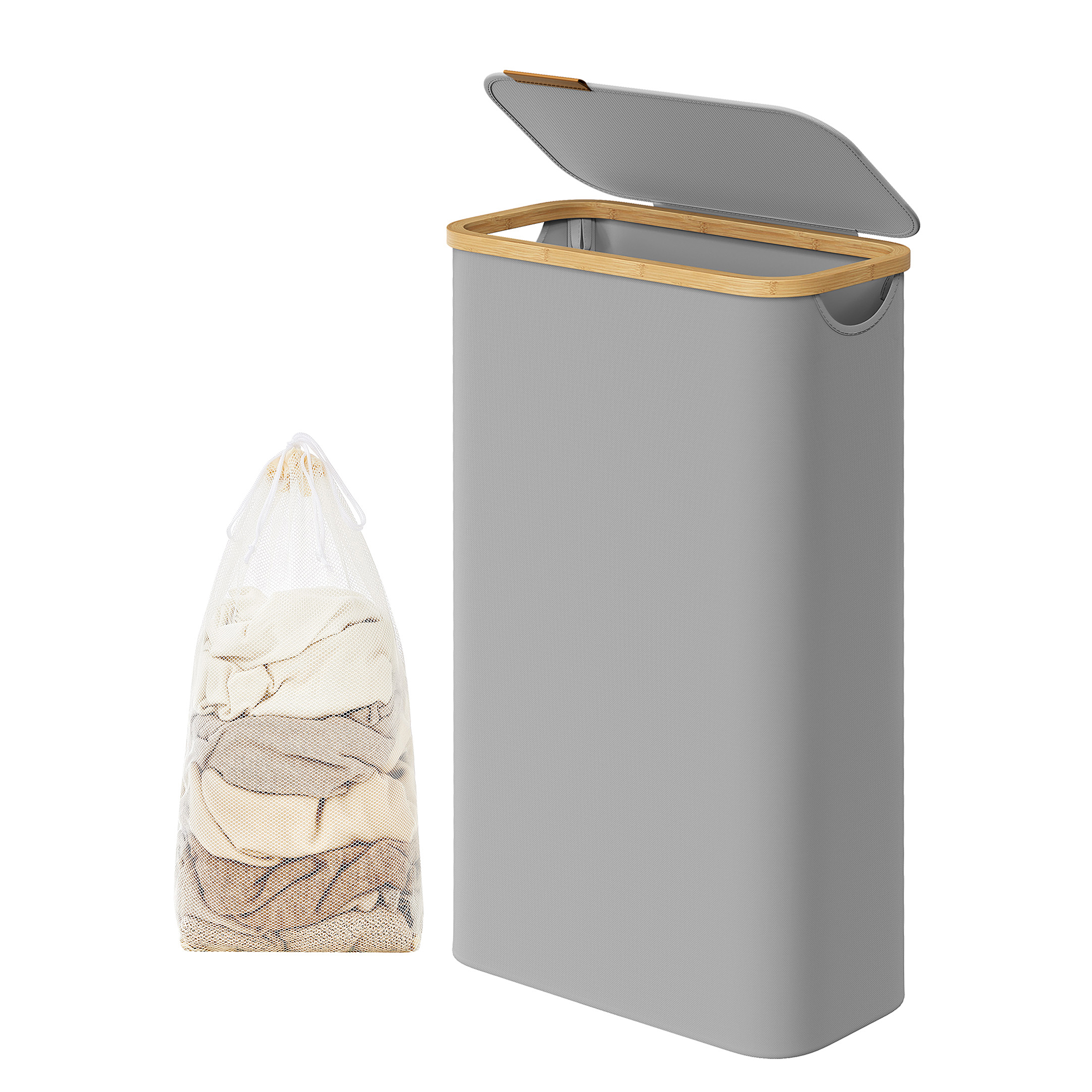 Jufta Wäschekorb Grau