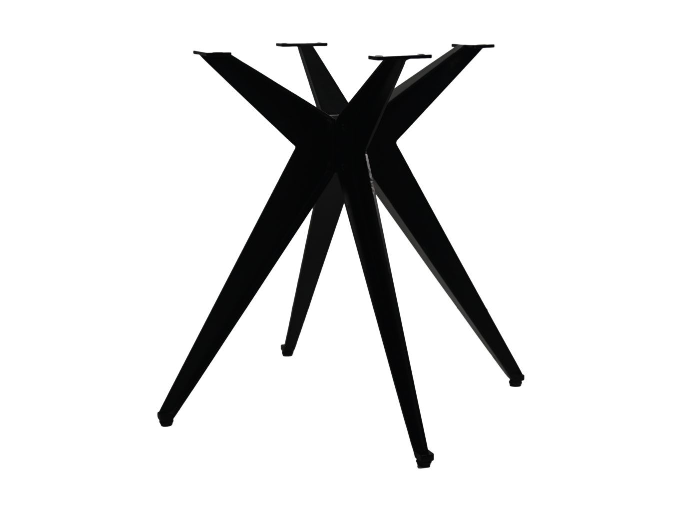 Spider Angle Tischgestell Metall Schwarz