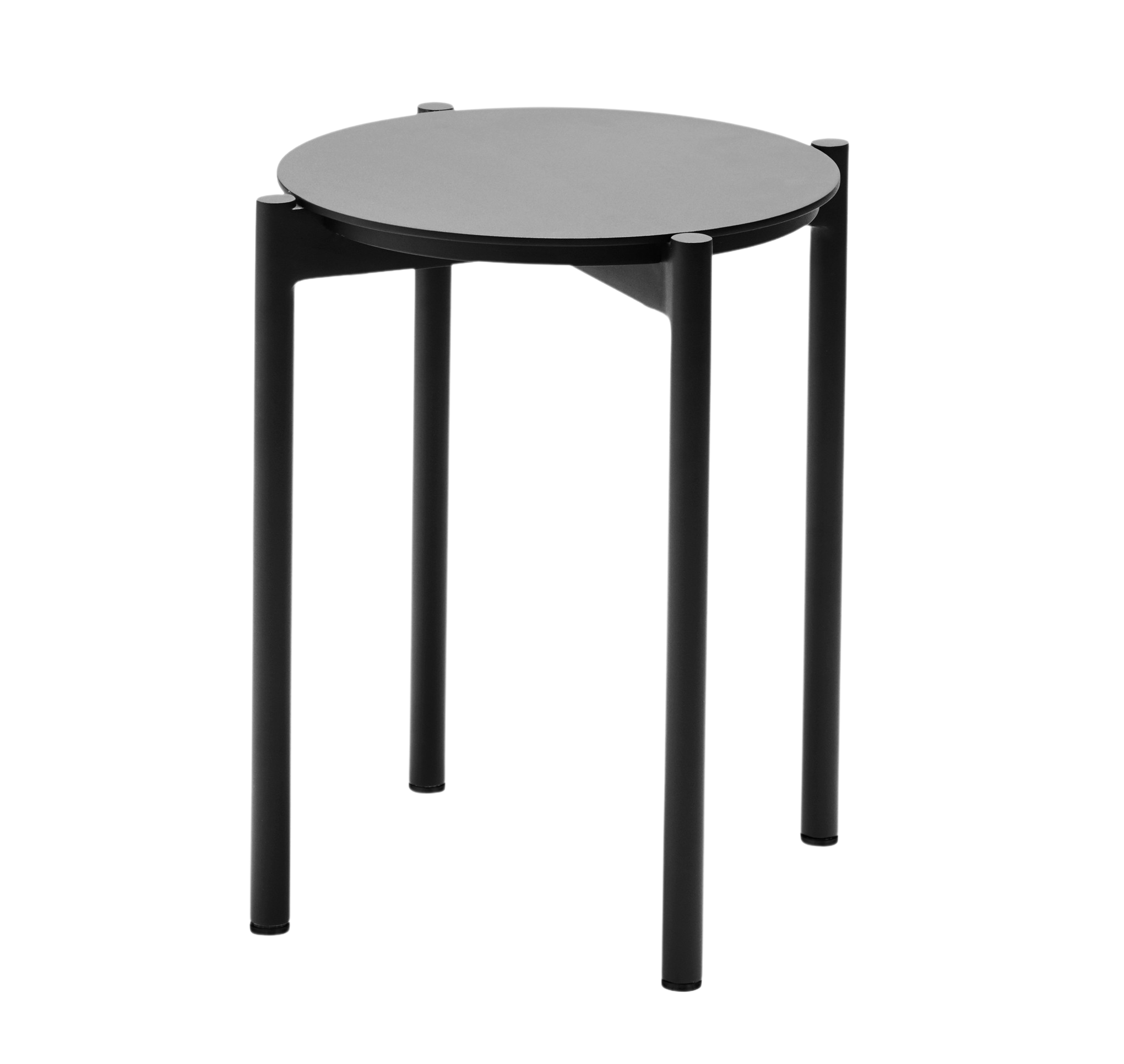 Picnic Hocker Metall Grau