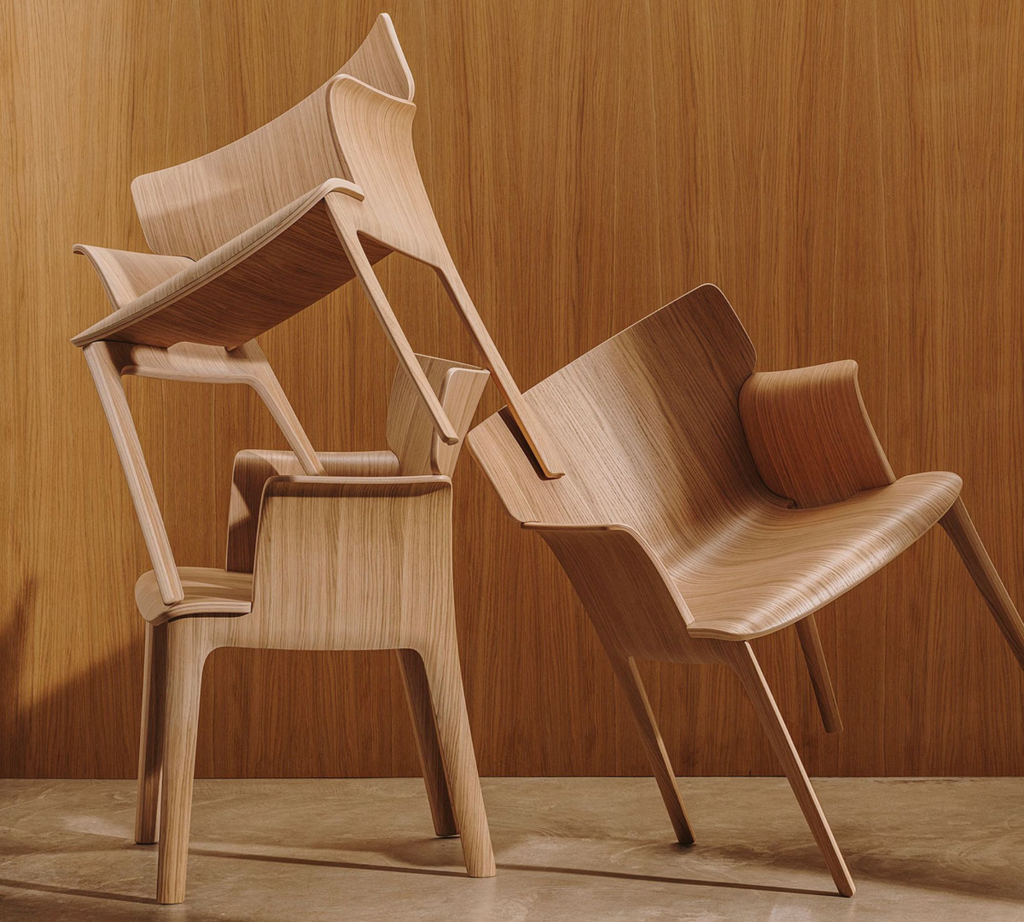 Adela Rex Armchair Walnut Wood Brown