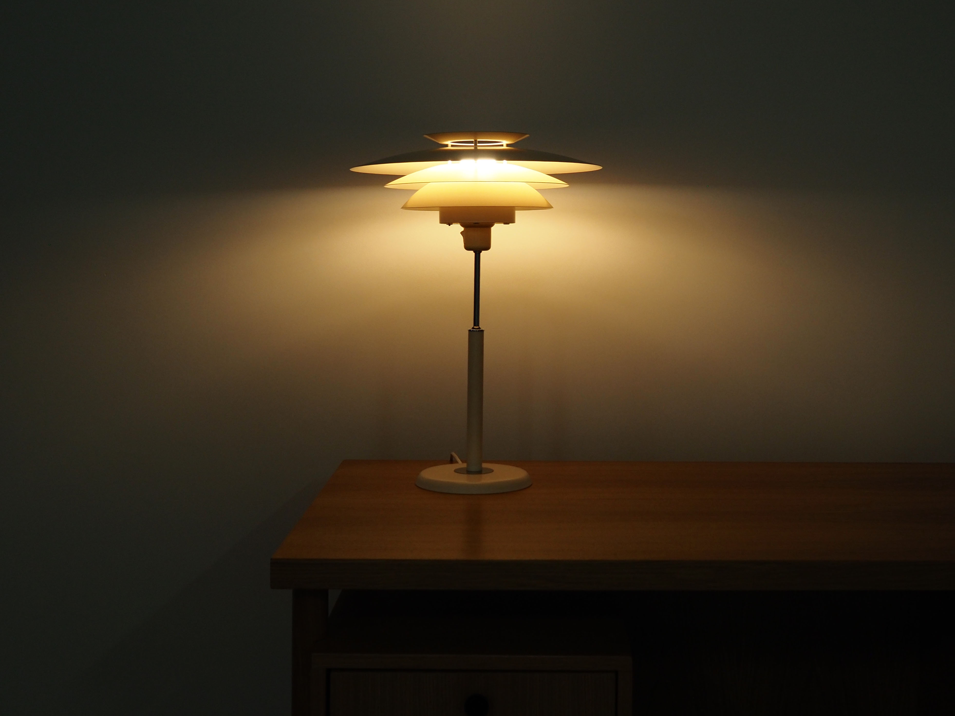 Tischlampe Metall 1970er Jahre