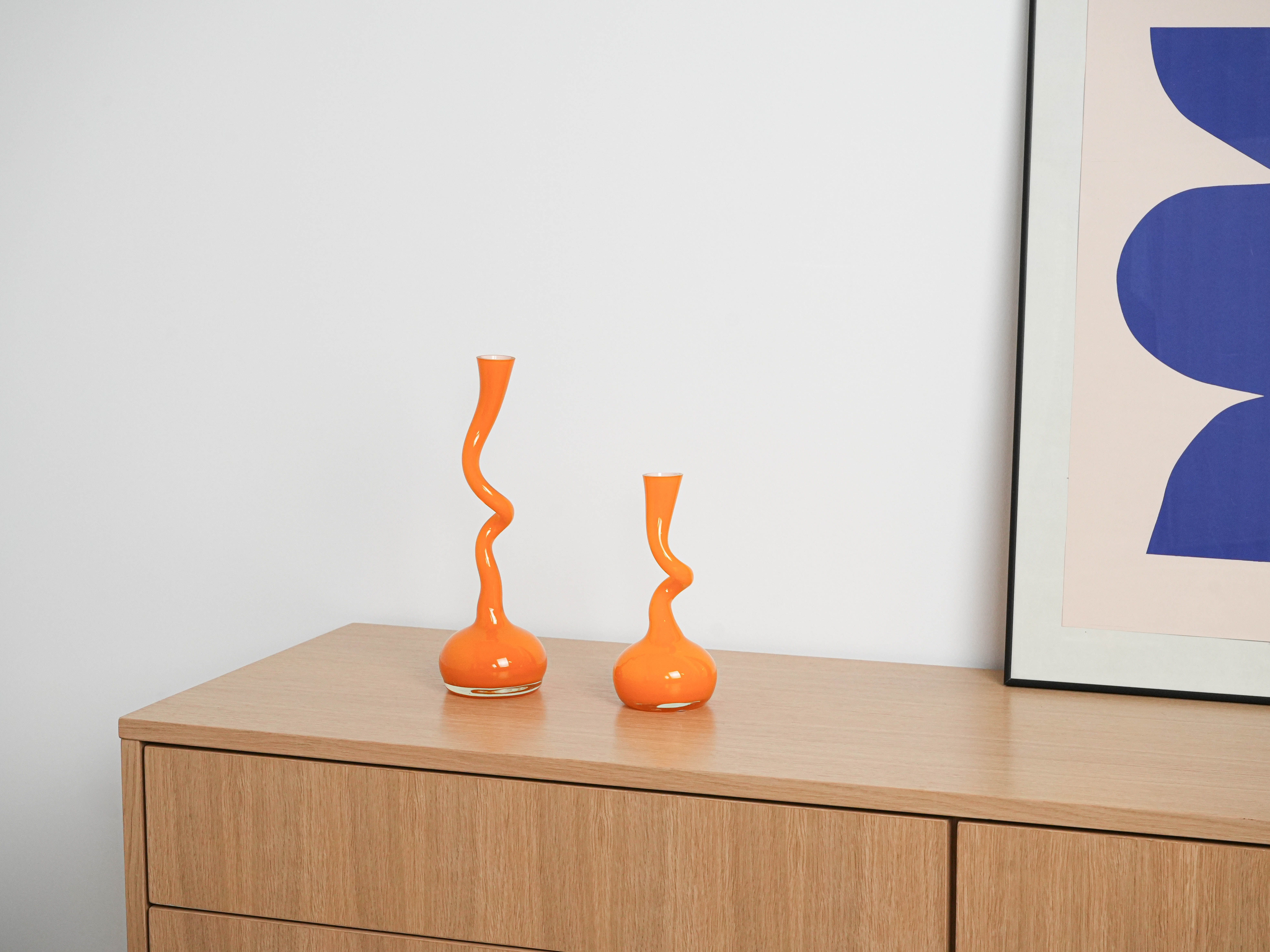 Vase 1990s Orange