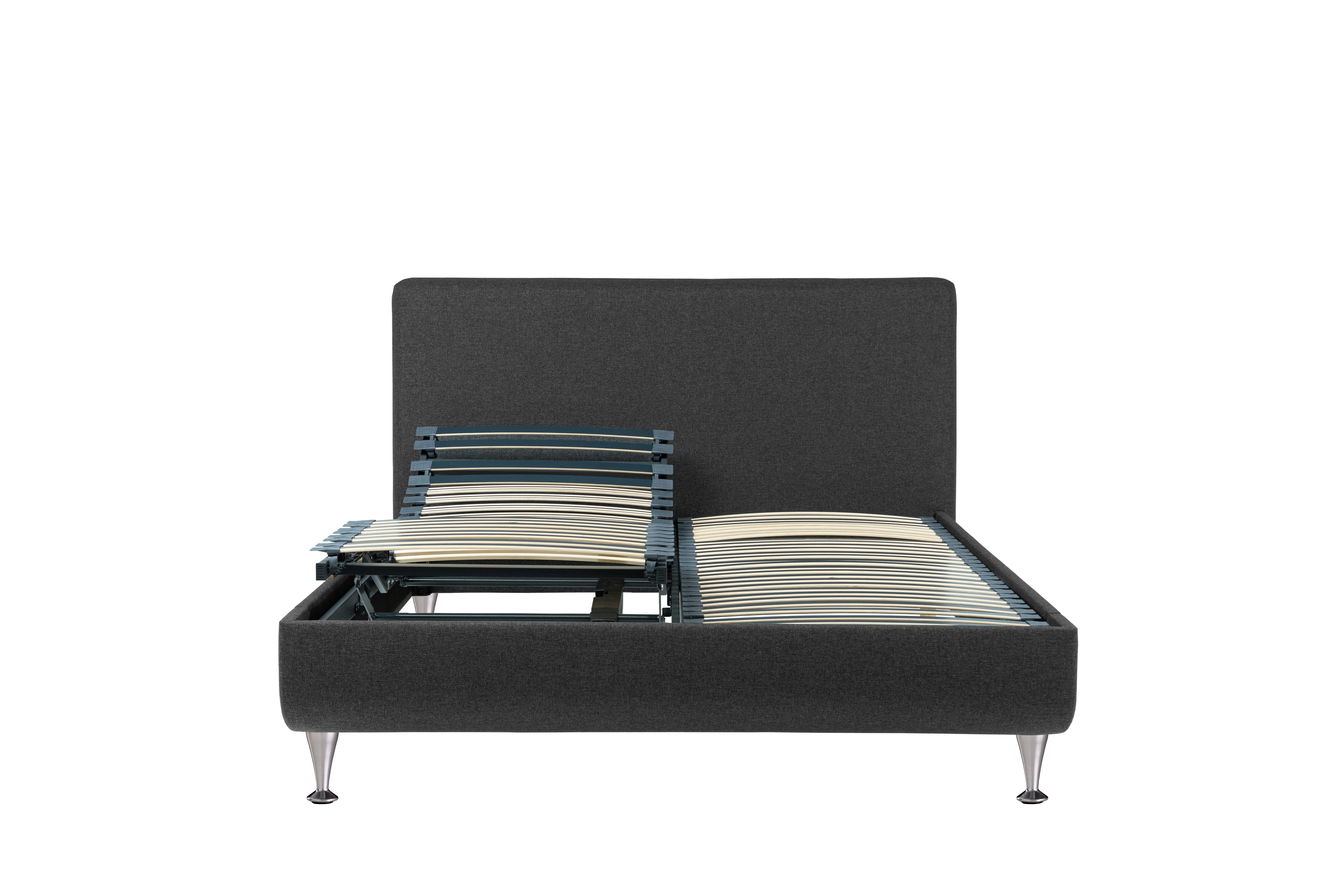 Arc™ Form Bett mit verstellbaren Rahmen Grau 180 x 200