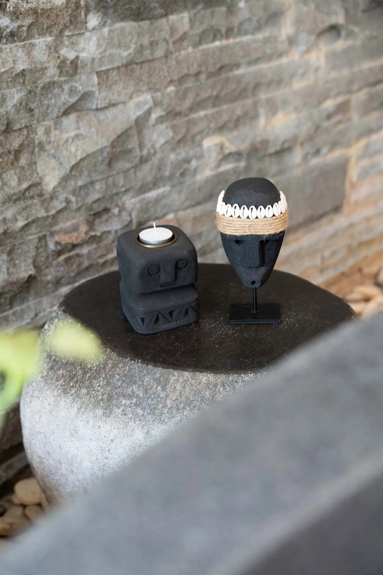 Sumba Stone #26 Kerzenhalter