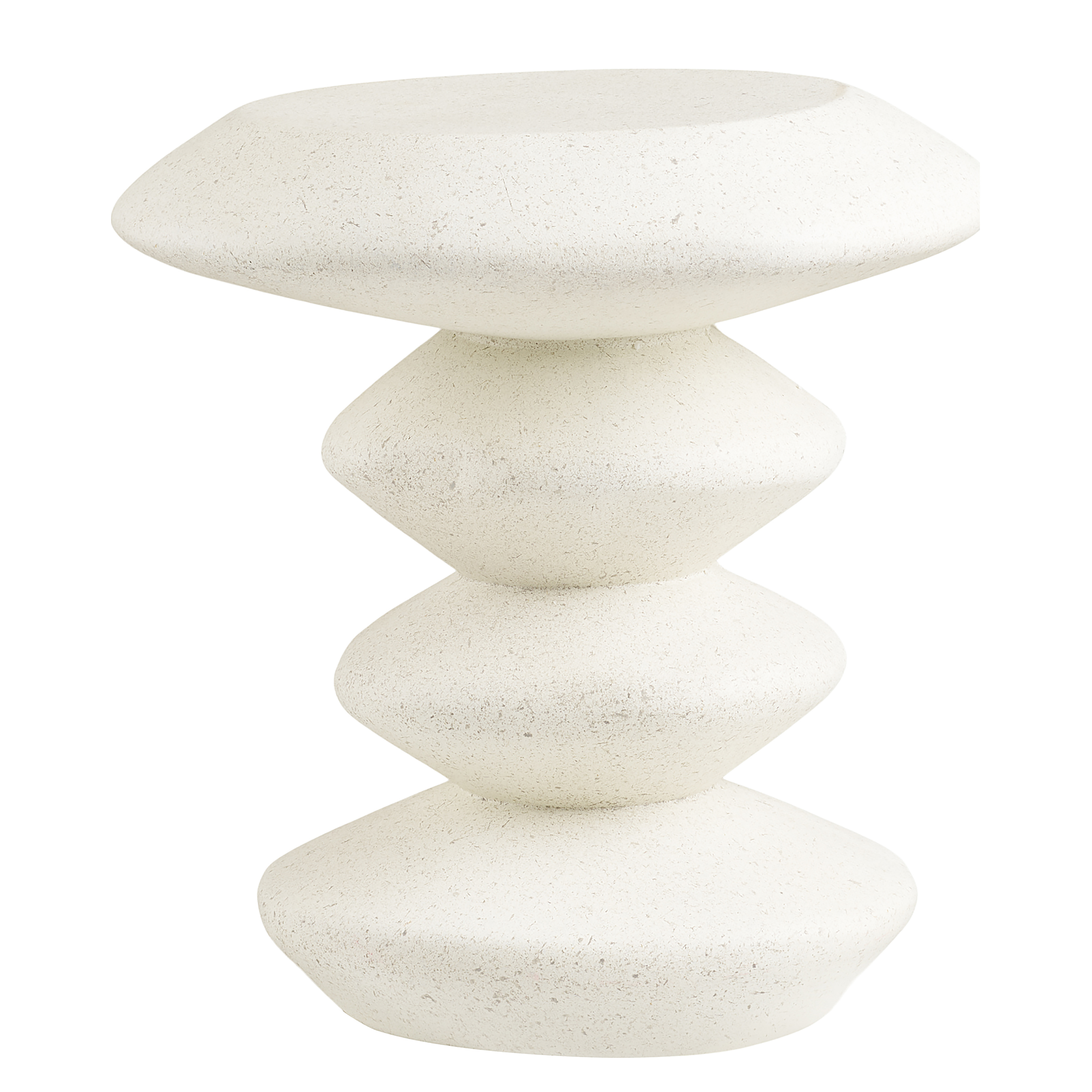 Leahigh Beistelltisch Typ A Weiß