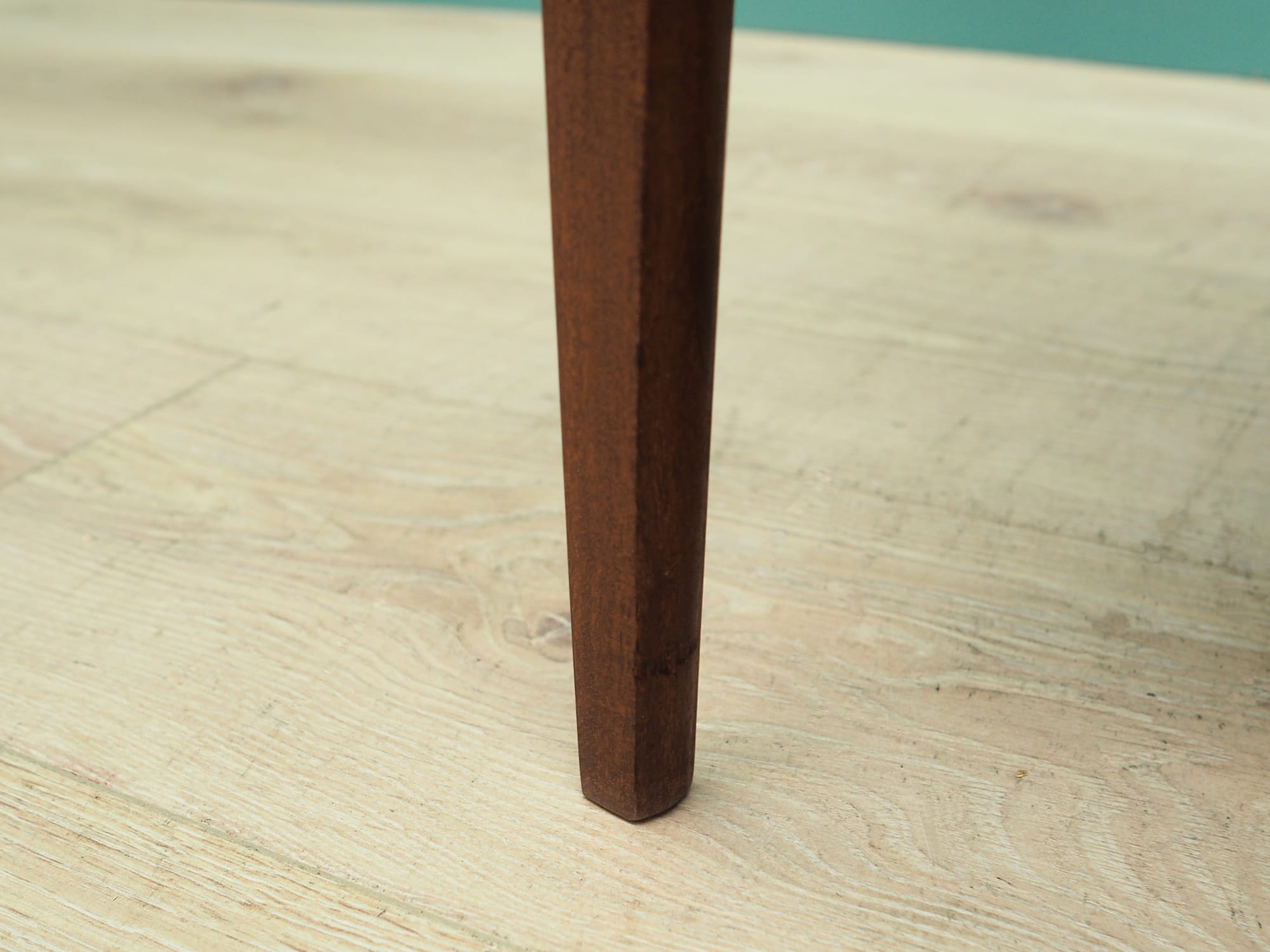 Vintage sewing table Teak brown 1960s