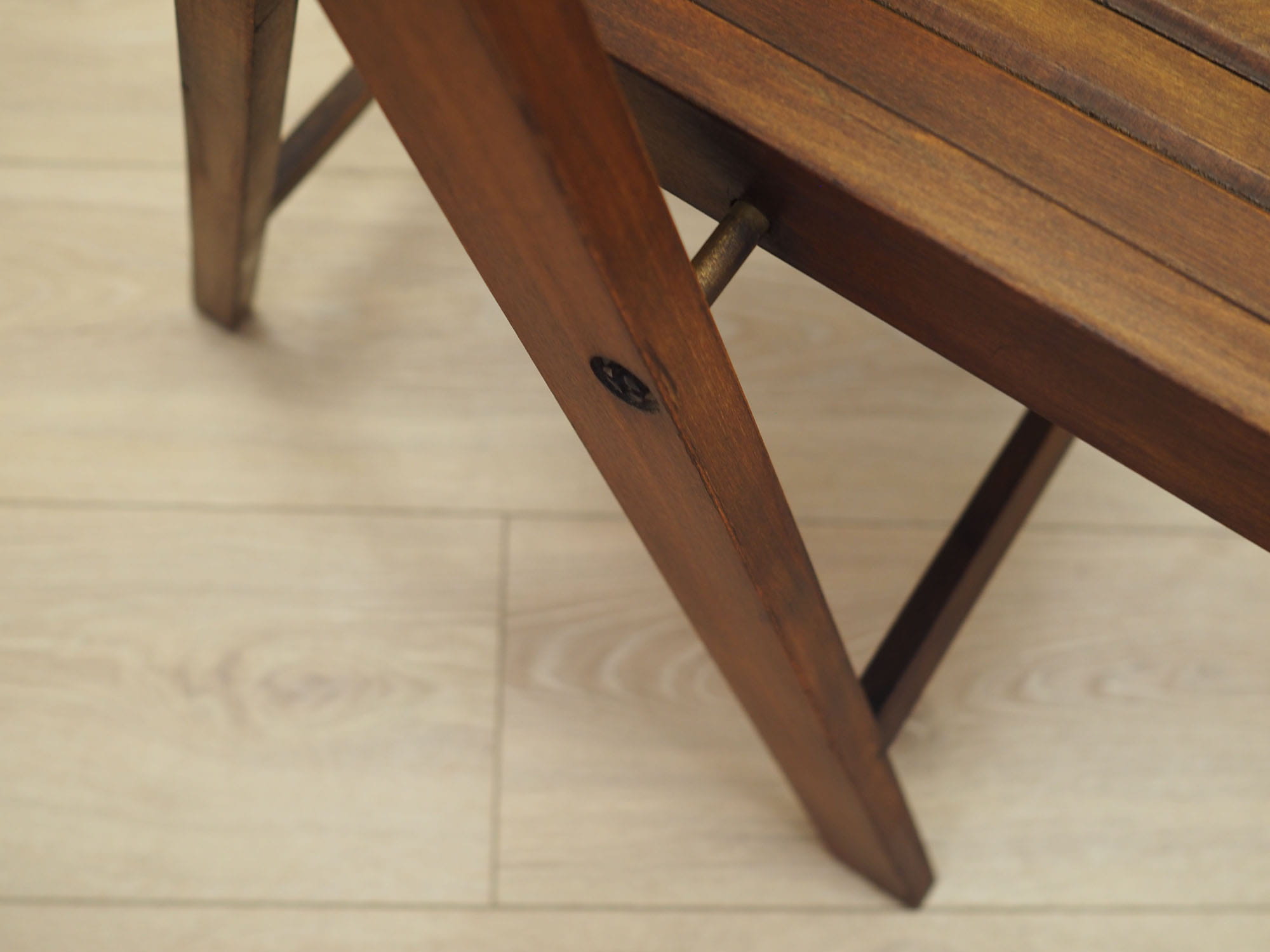 3x Chair Wood Brown 1990s