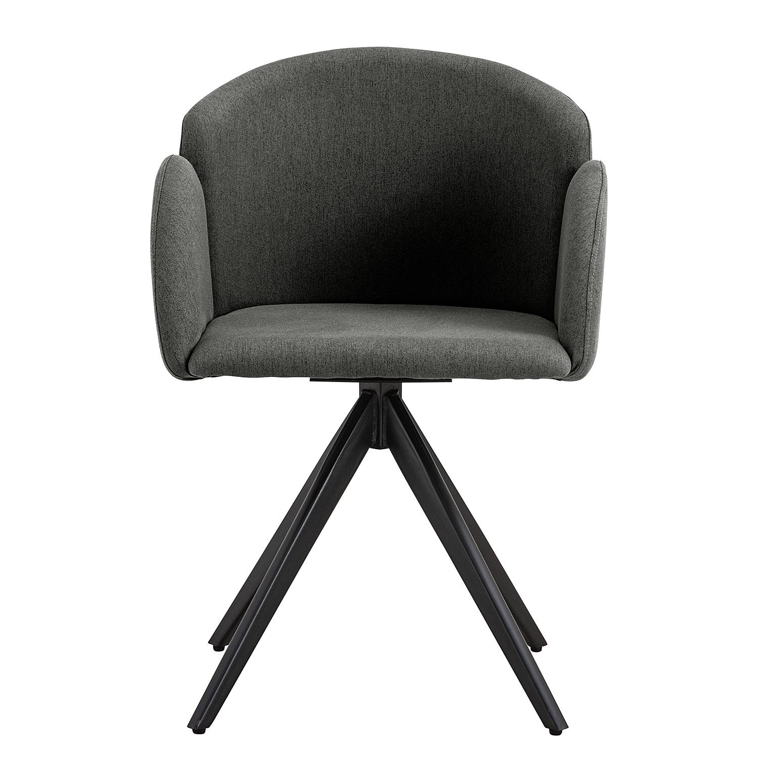 Swiveling Armchair LETAERI Anthracite