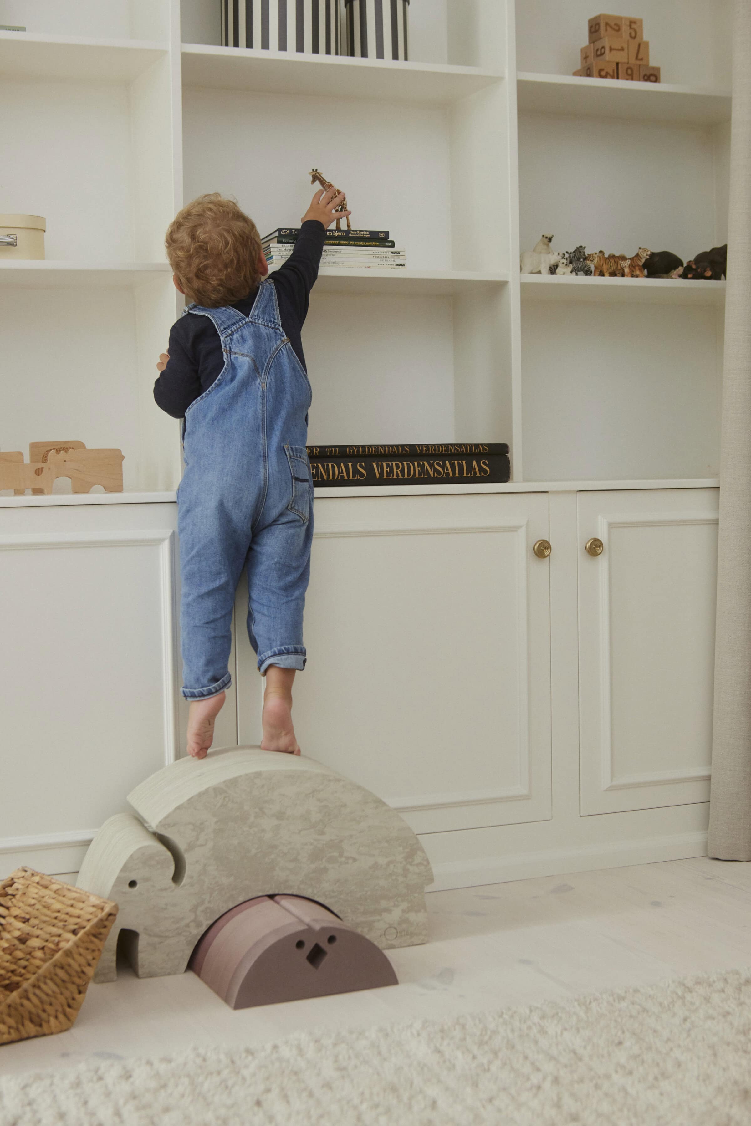Elephant Large Stool Beige
