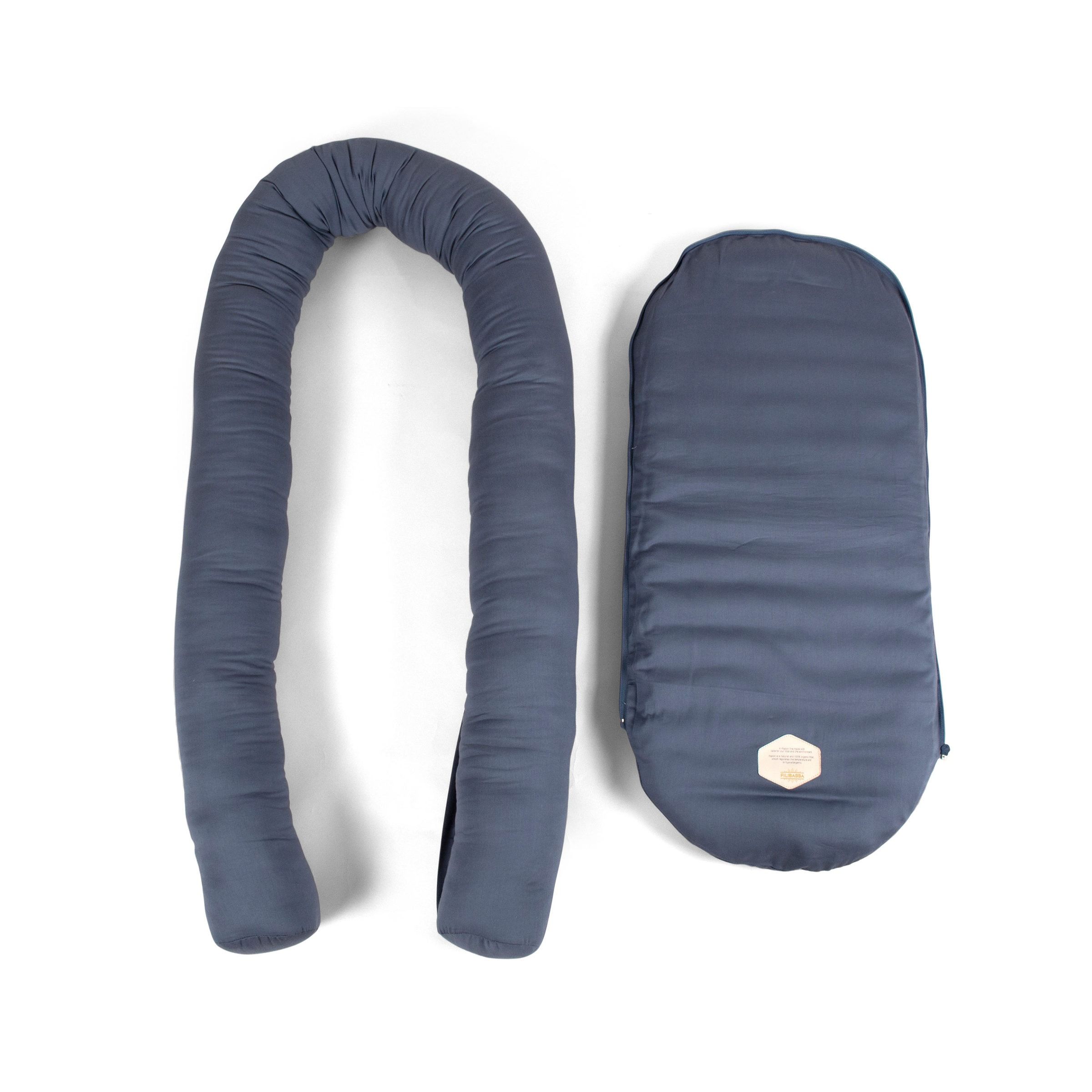 Babynest Bio-Baumwolle Kapok Blau