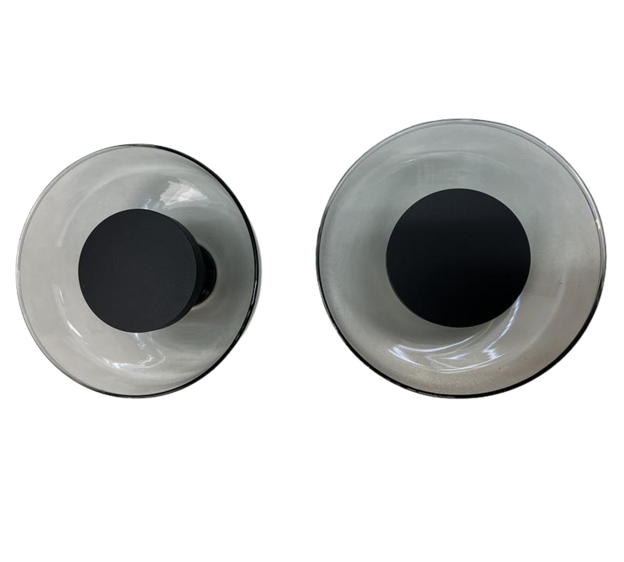 2x Aura Wall lamp Smoked