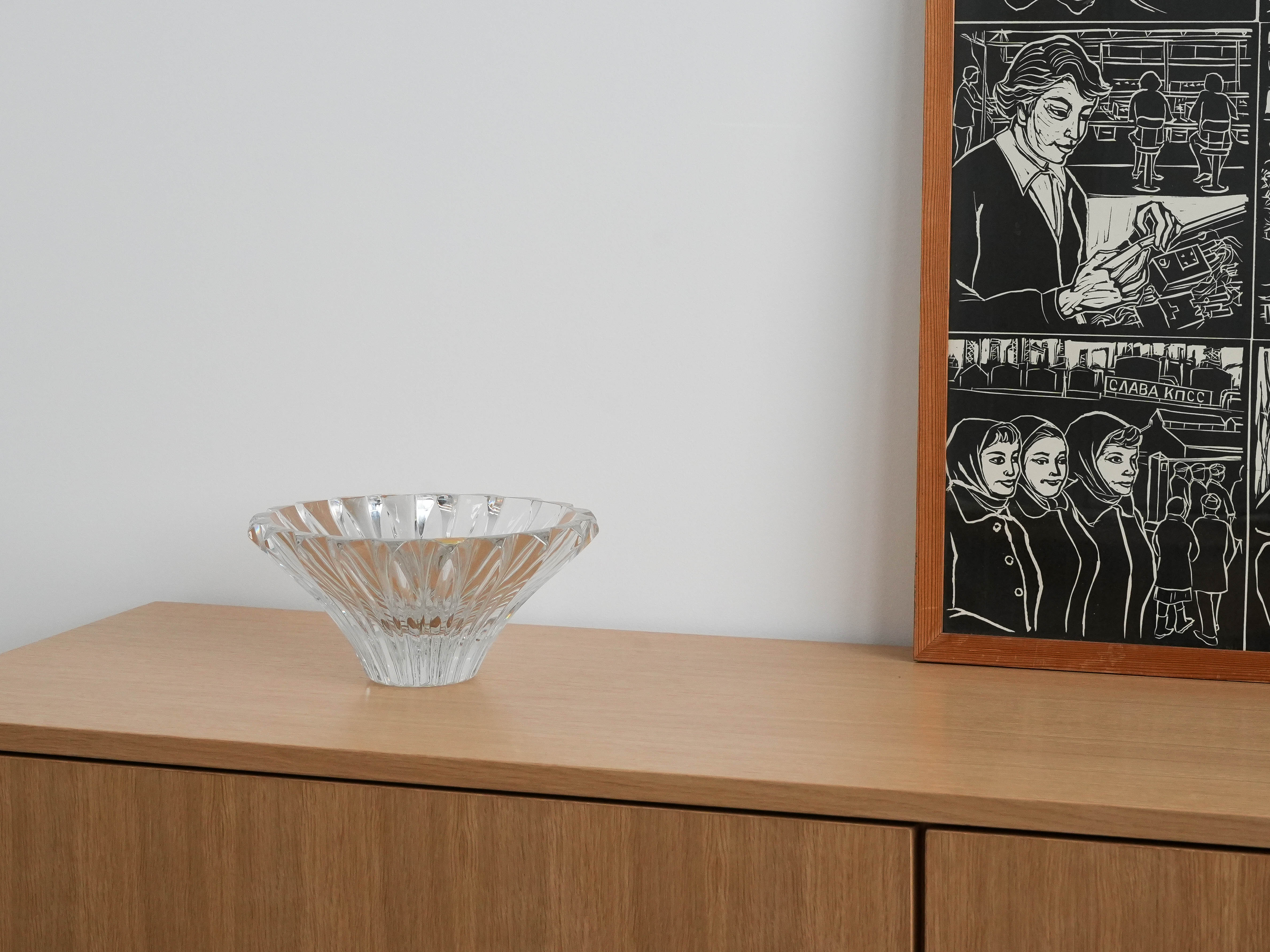 Glass bowl Transparent 1970s