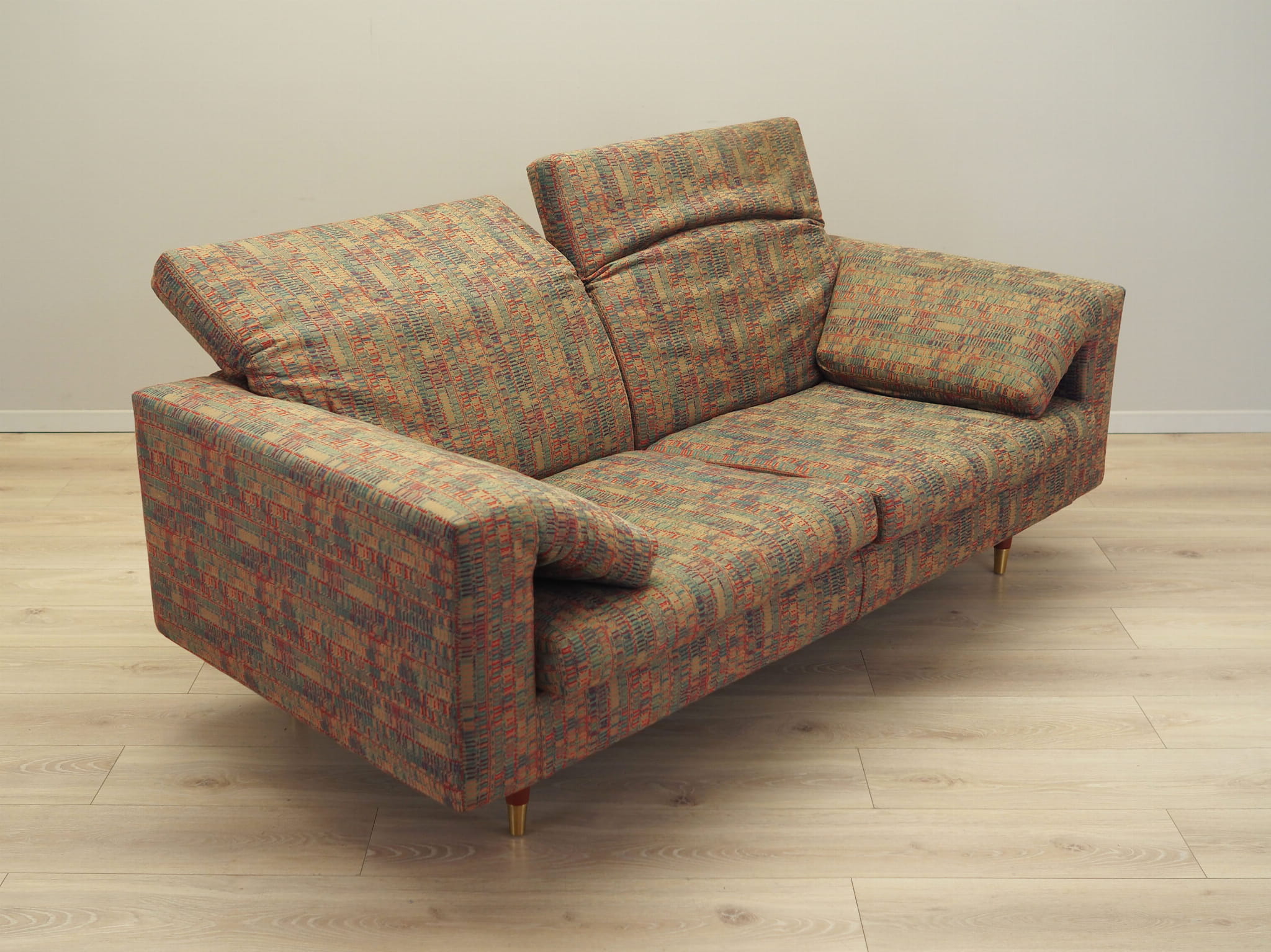 2-seater sofa brown 1960s
