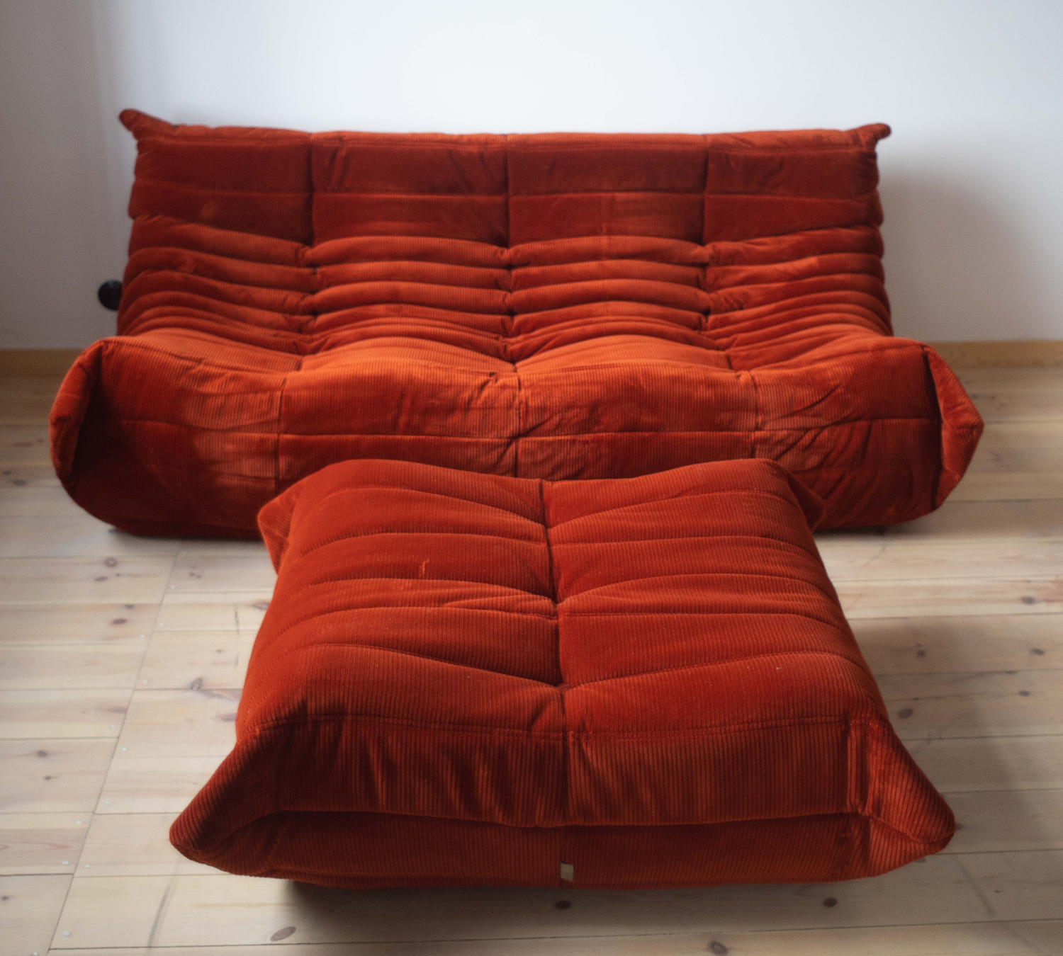 Togo Lounge Set 2-tlg. Cord Orange