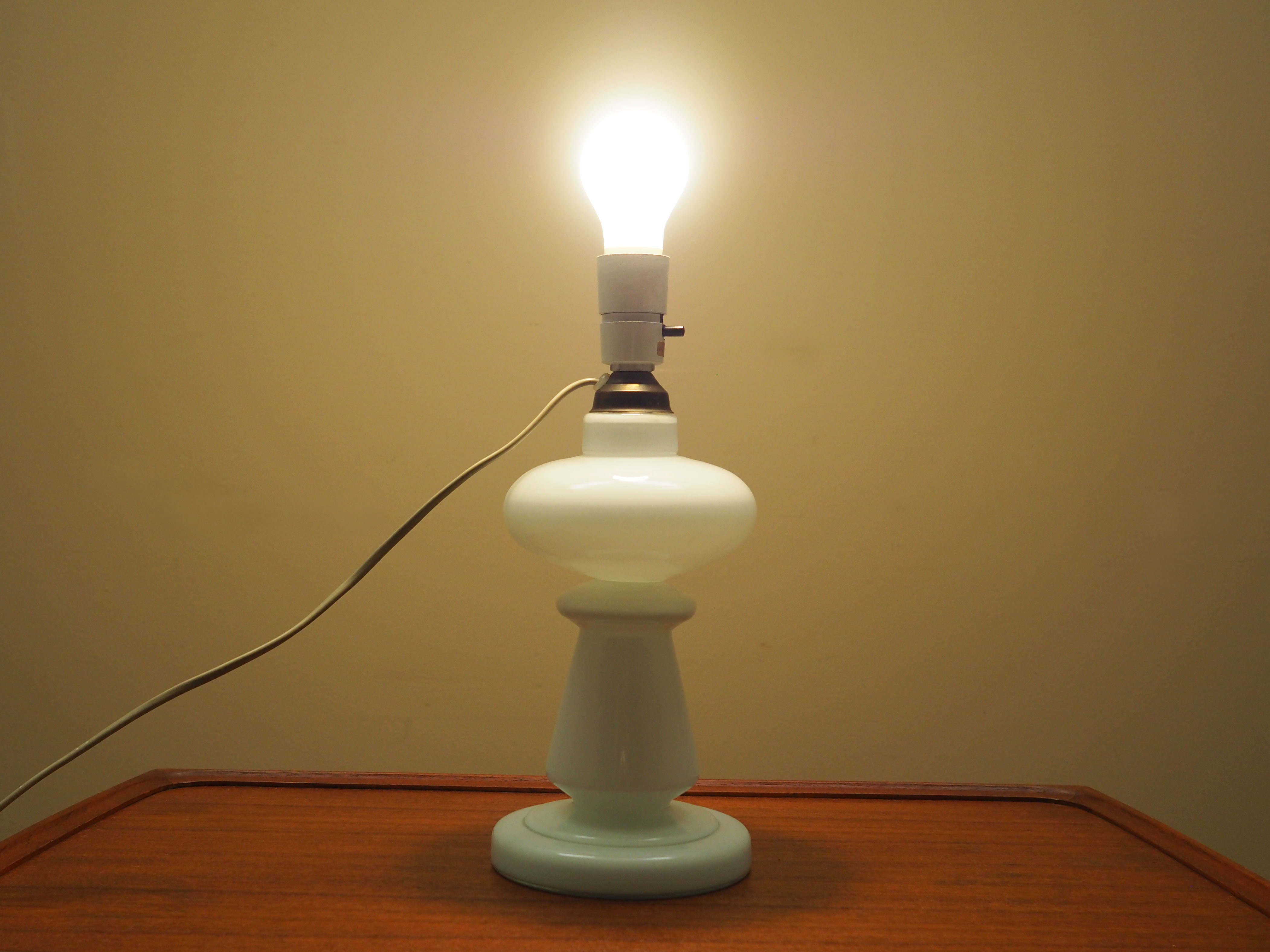 Table lamp glass 1970s