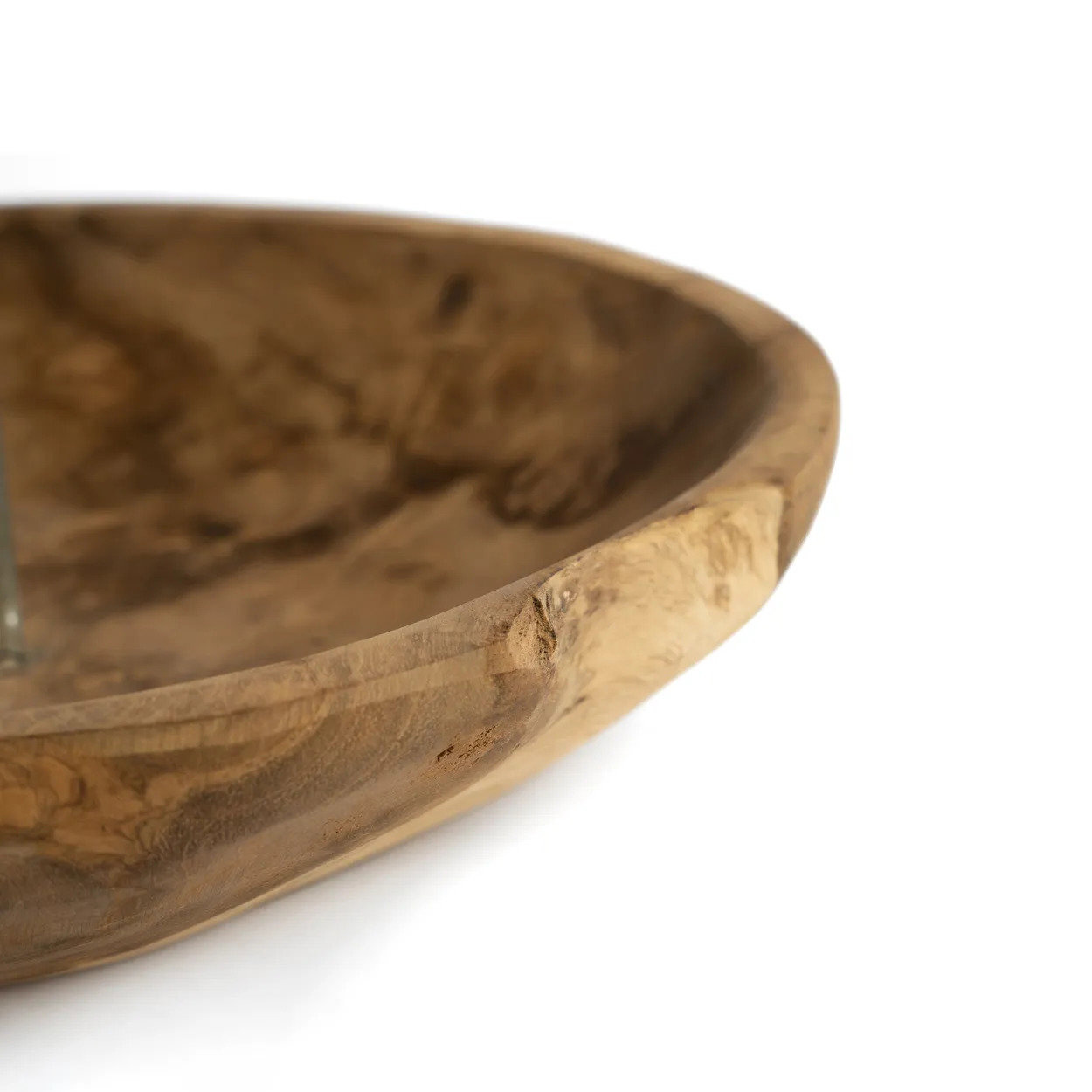 Plate Candle holder Wood