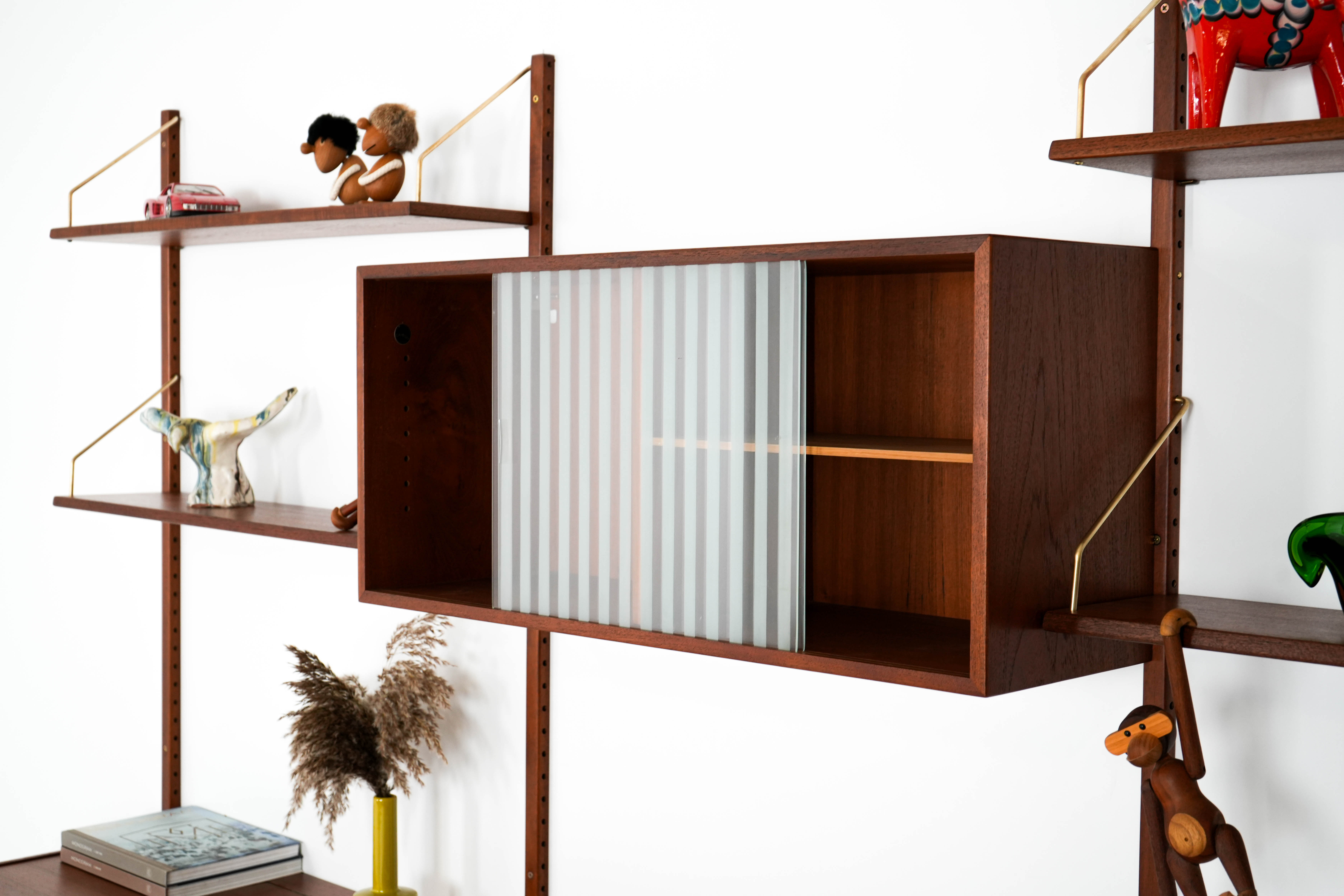 Modulares Teak-Regalsystem 60er Jahre Hansen & Guldborg