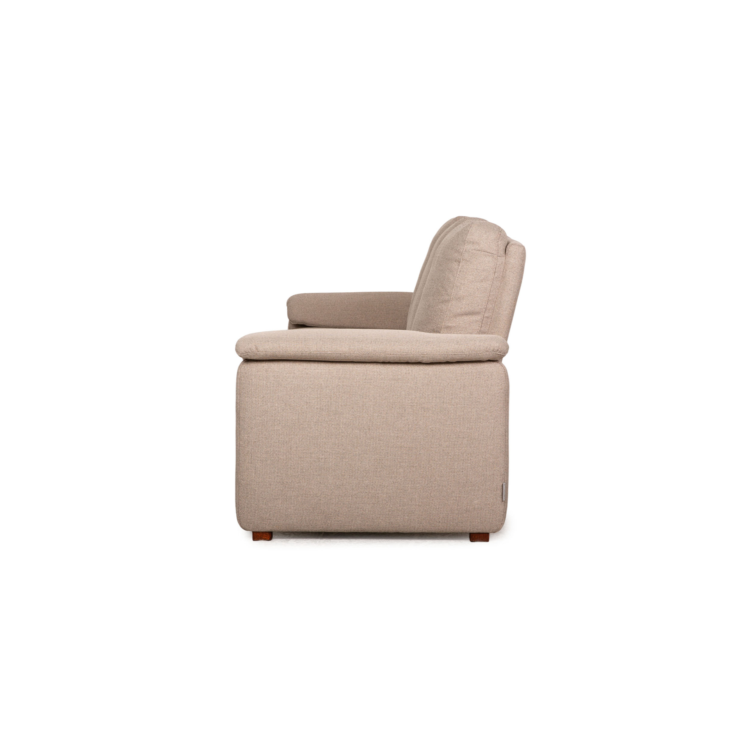 Sofa 3-Sitzer Stoff Beige