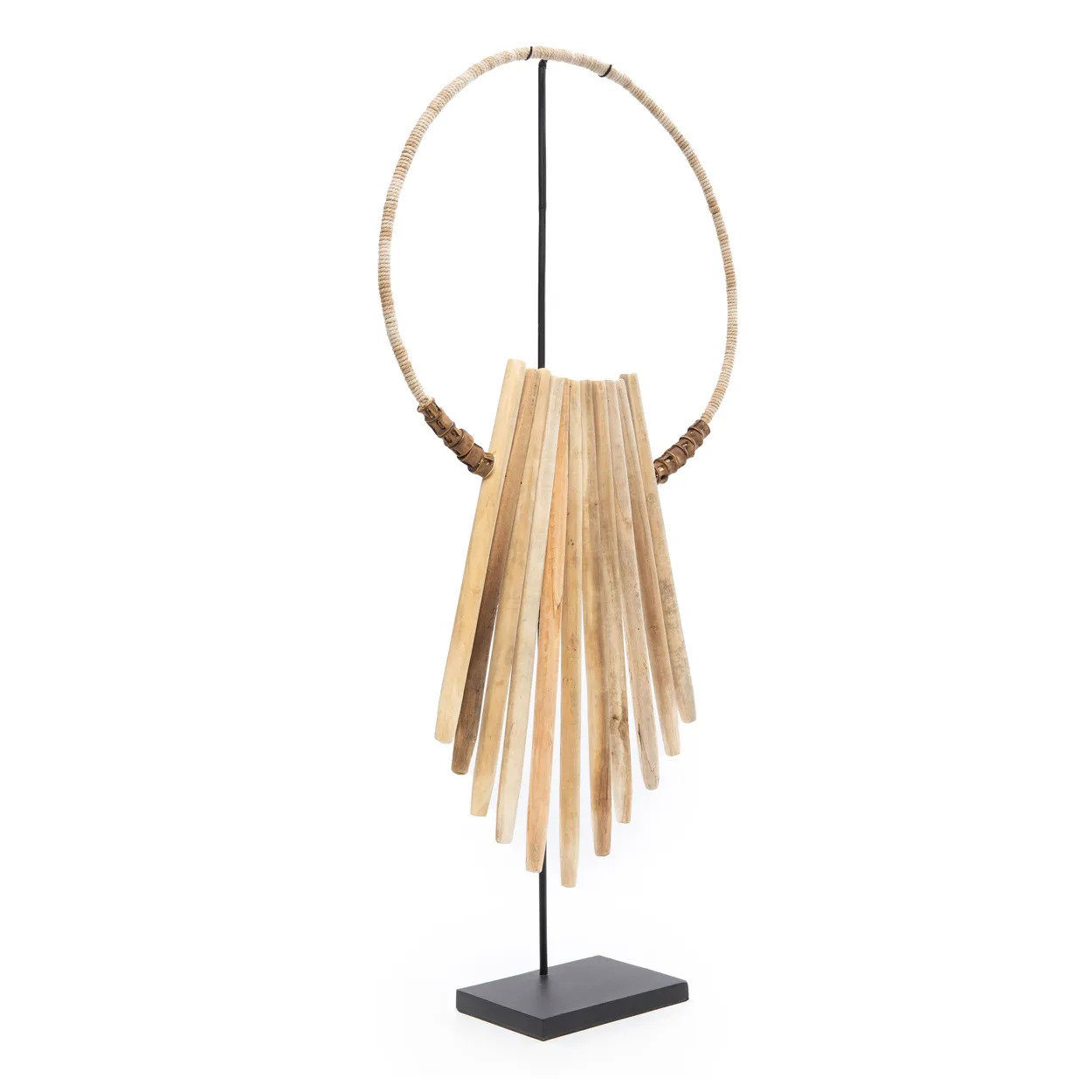 Wooden sticks on stand Light brown