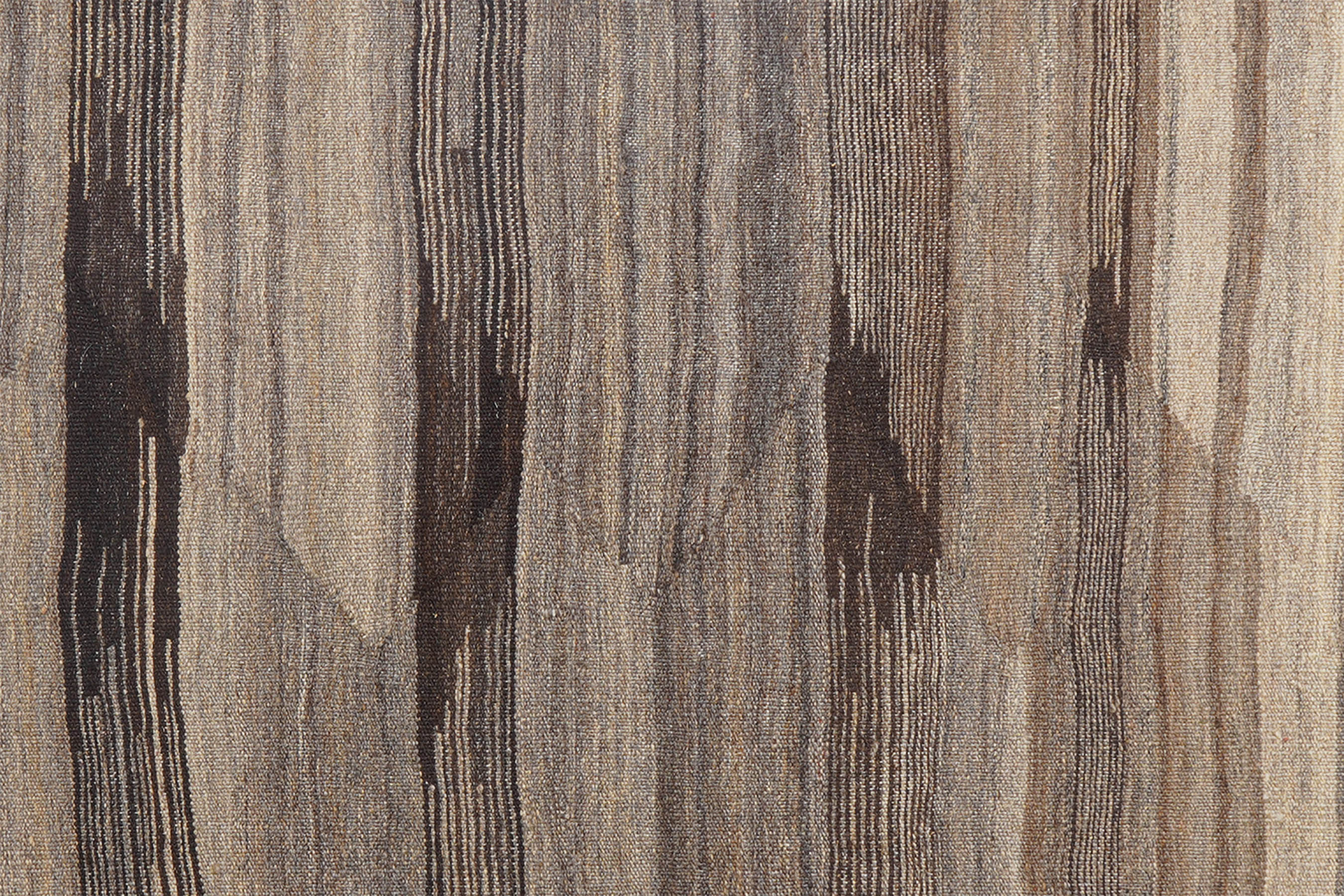 Kilim Gashgai Teppich Wolle Grau