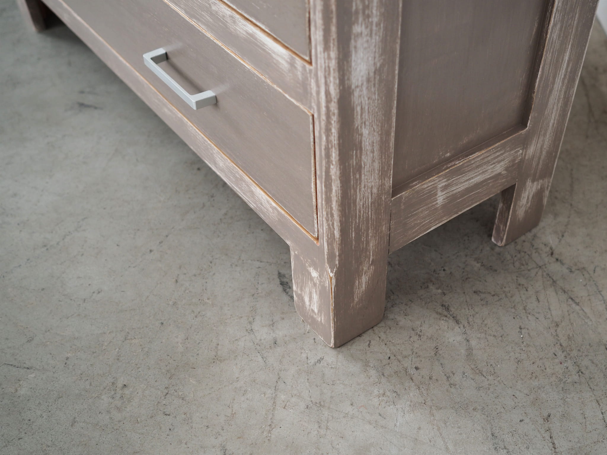 Display cabinet Oak 1980s