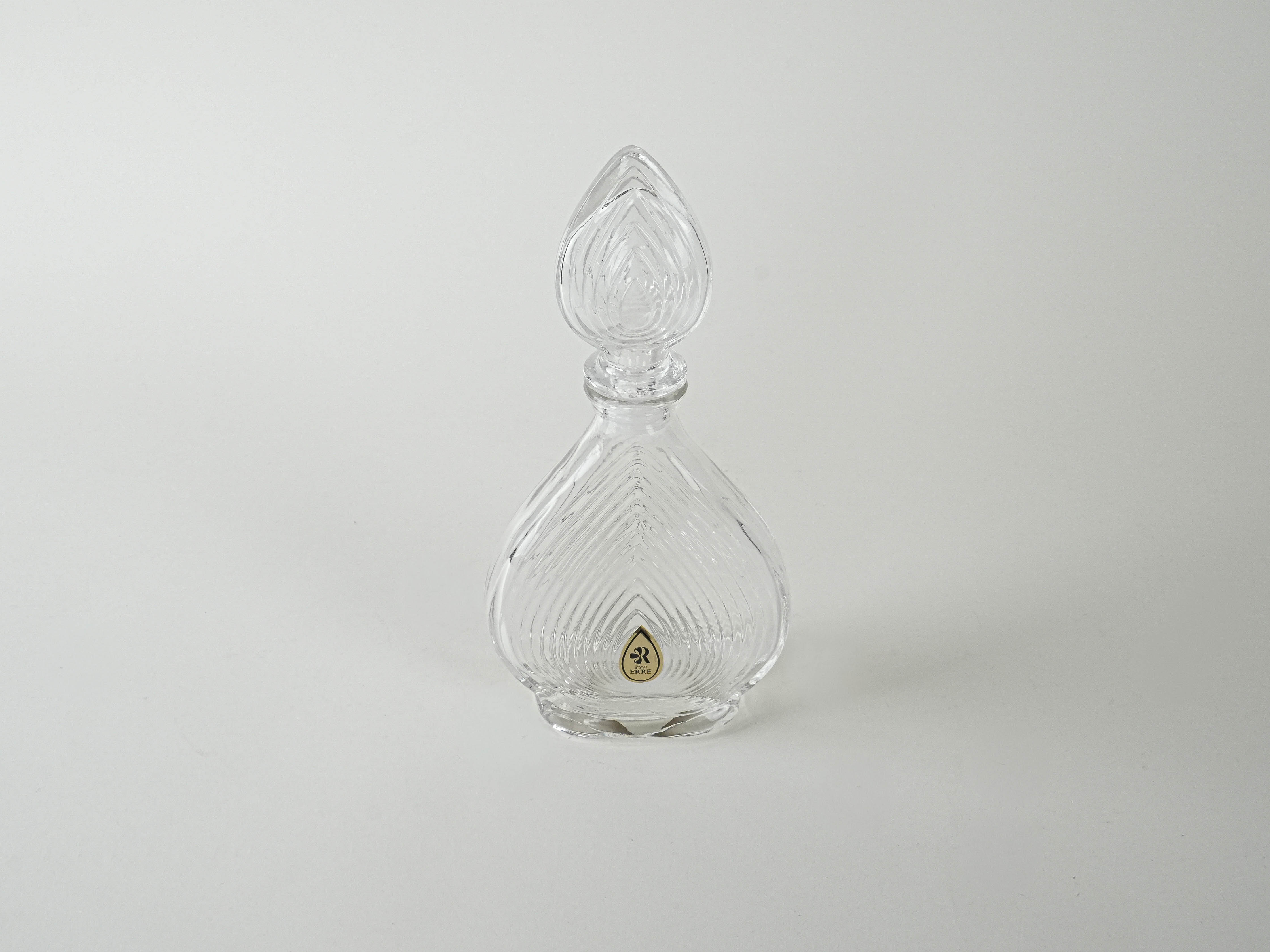 Kristallkaraffe Transparent 1970er Jahre