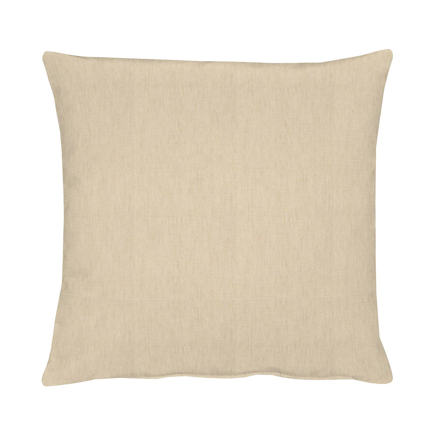 Kissen Torino Webstoff Sand 48 x 48 cm